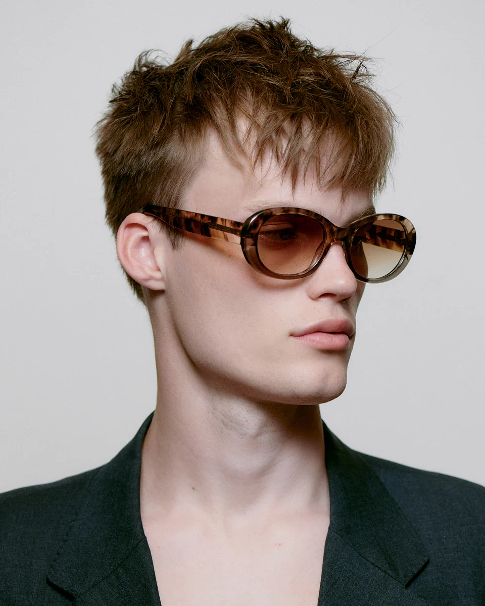 ANMA - Coquina/Grey Transparent Sunglasses by A.Kjaerbede - Image 4
