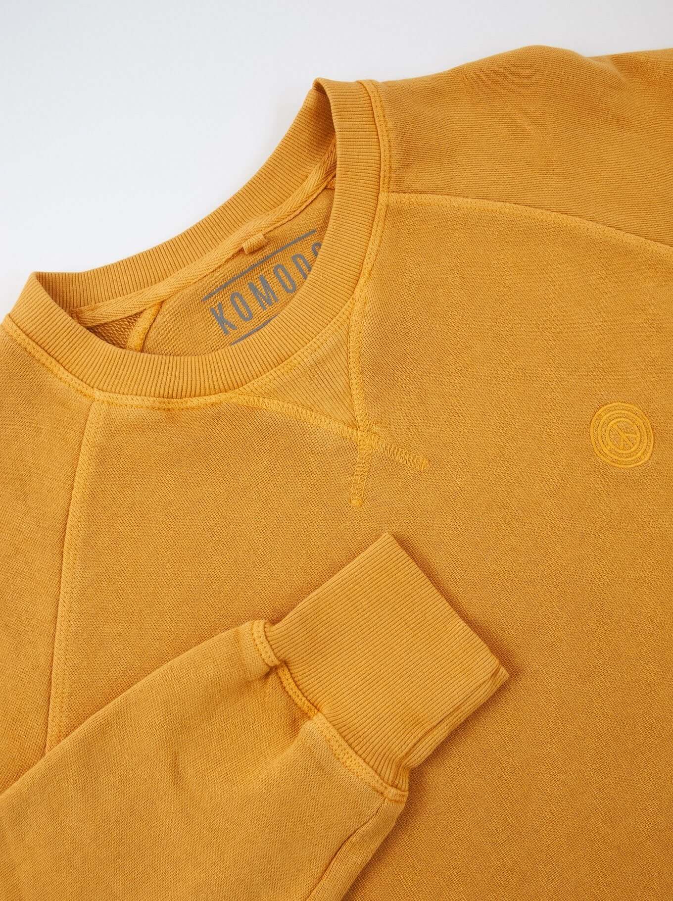 ANTON Women's - Organic Cotton Crew Mustard - Image 4