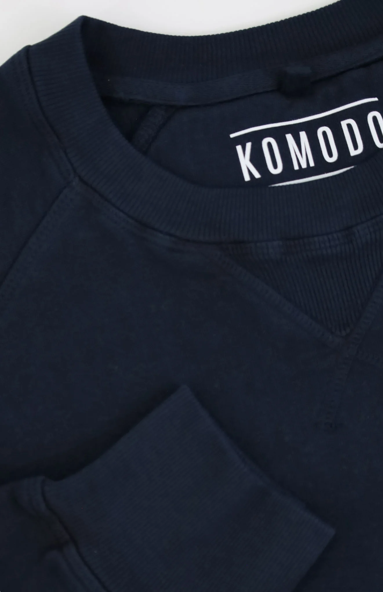 ANTON - Organic Cotton Sweat Navy - Image 3