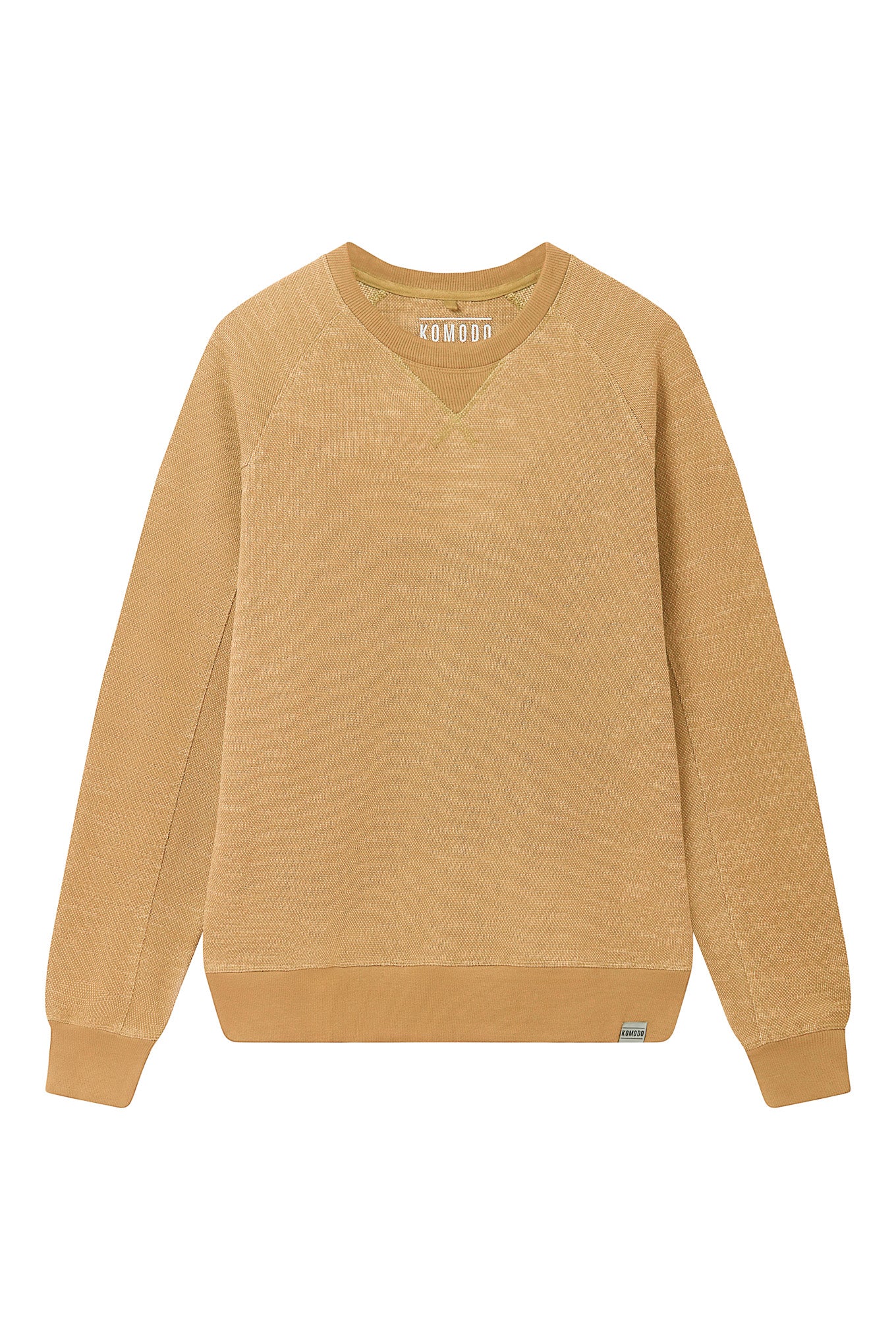 ANTON - Organic cotton sweat - Sand melange - Image 2
