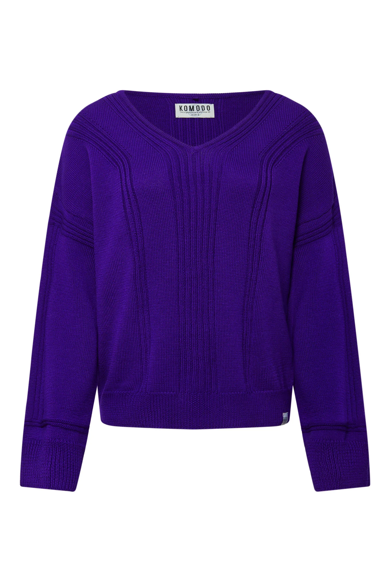ANYA Merino Wool Jumper - Ultramarine - Image 3