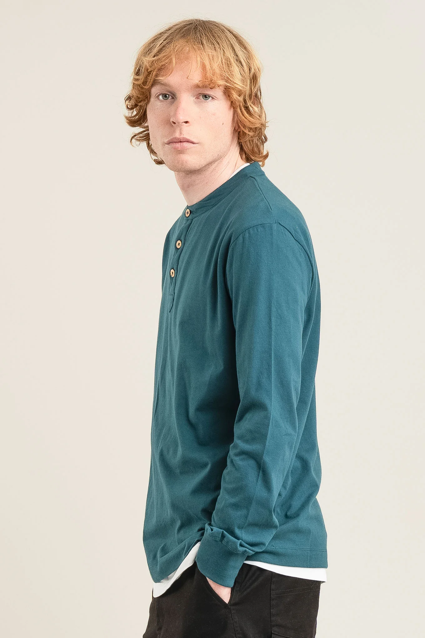 ARLO Organic Cotton Tee - Teal - Image 2