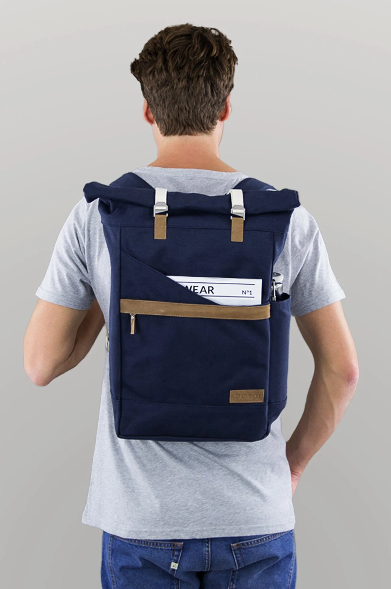 ANSVAR 1 Backpack by MELA - Blue - Image 4