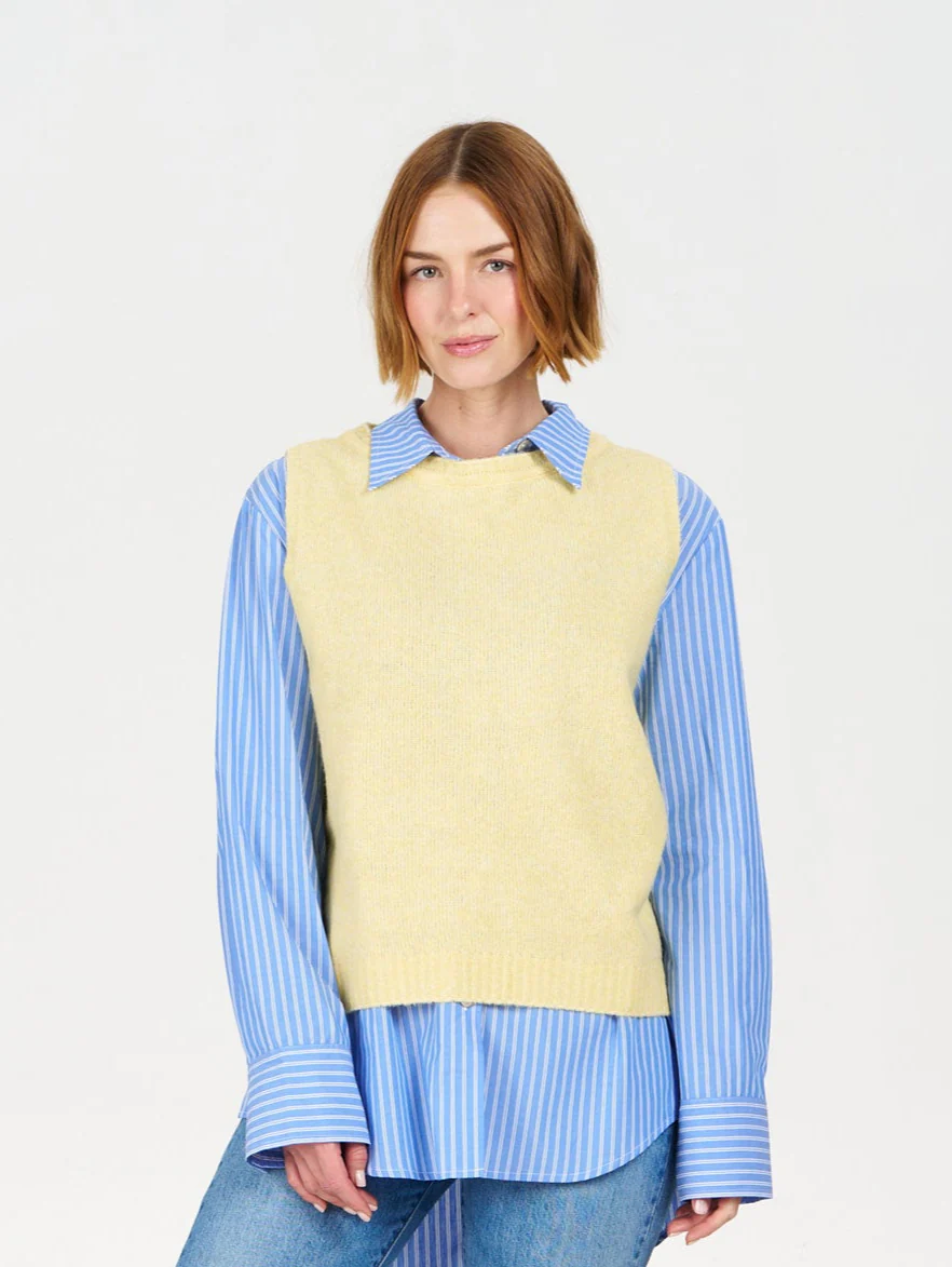 BLAKE Recycled Poly Vest - Yellow - Image 3