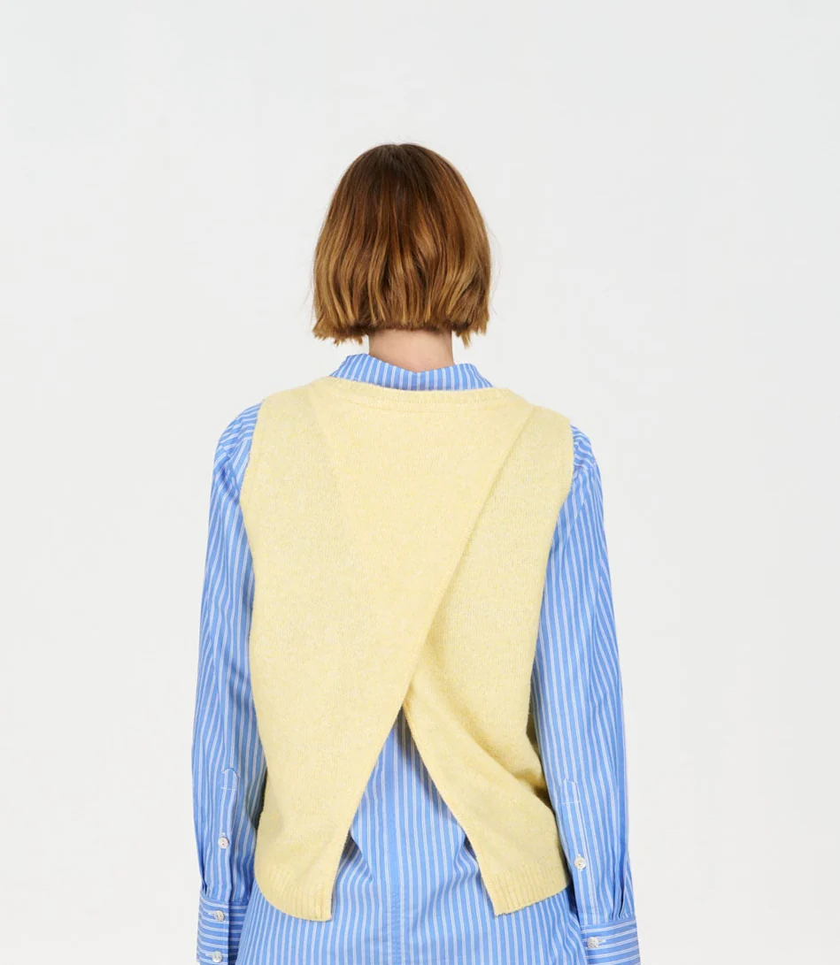 BLAKE Recycled Poly Vest - Yellow - Image 4