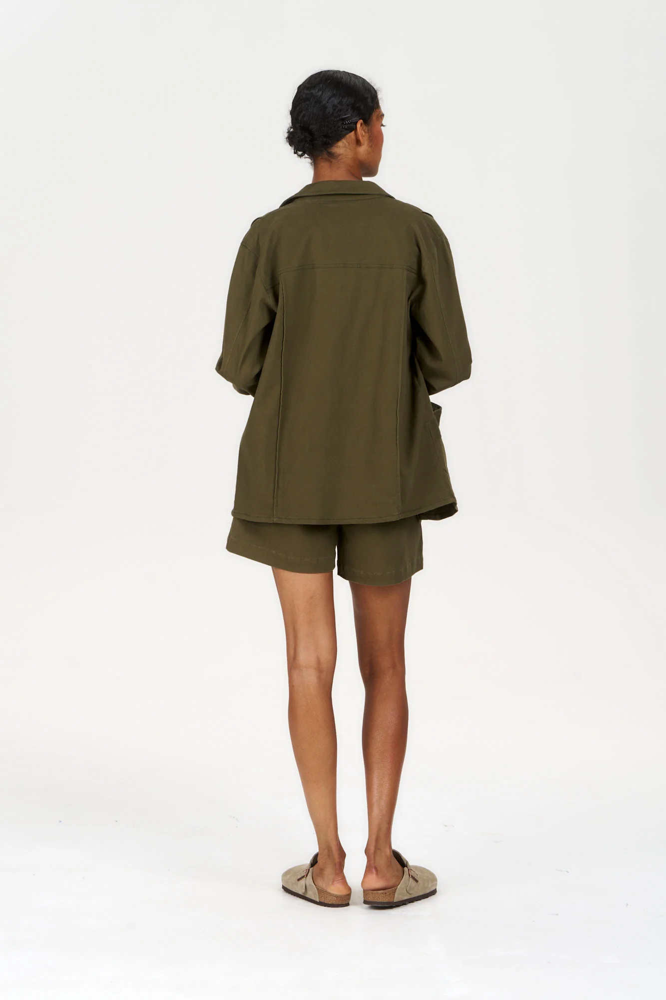 CHORE Organic Cotton Jacket - khaki - Image 3