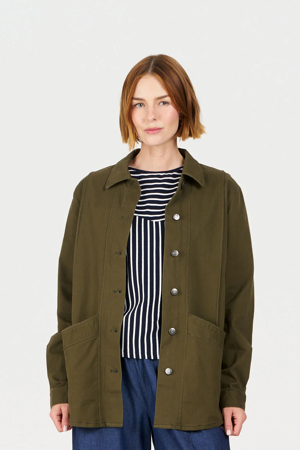 CHORE Organic Cotton Jacket - khaki - Image 4