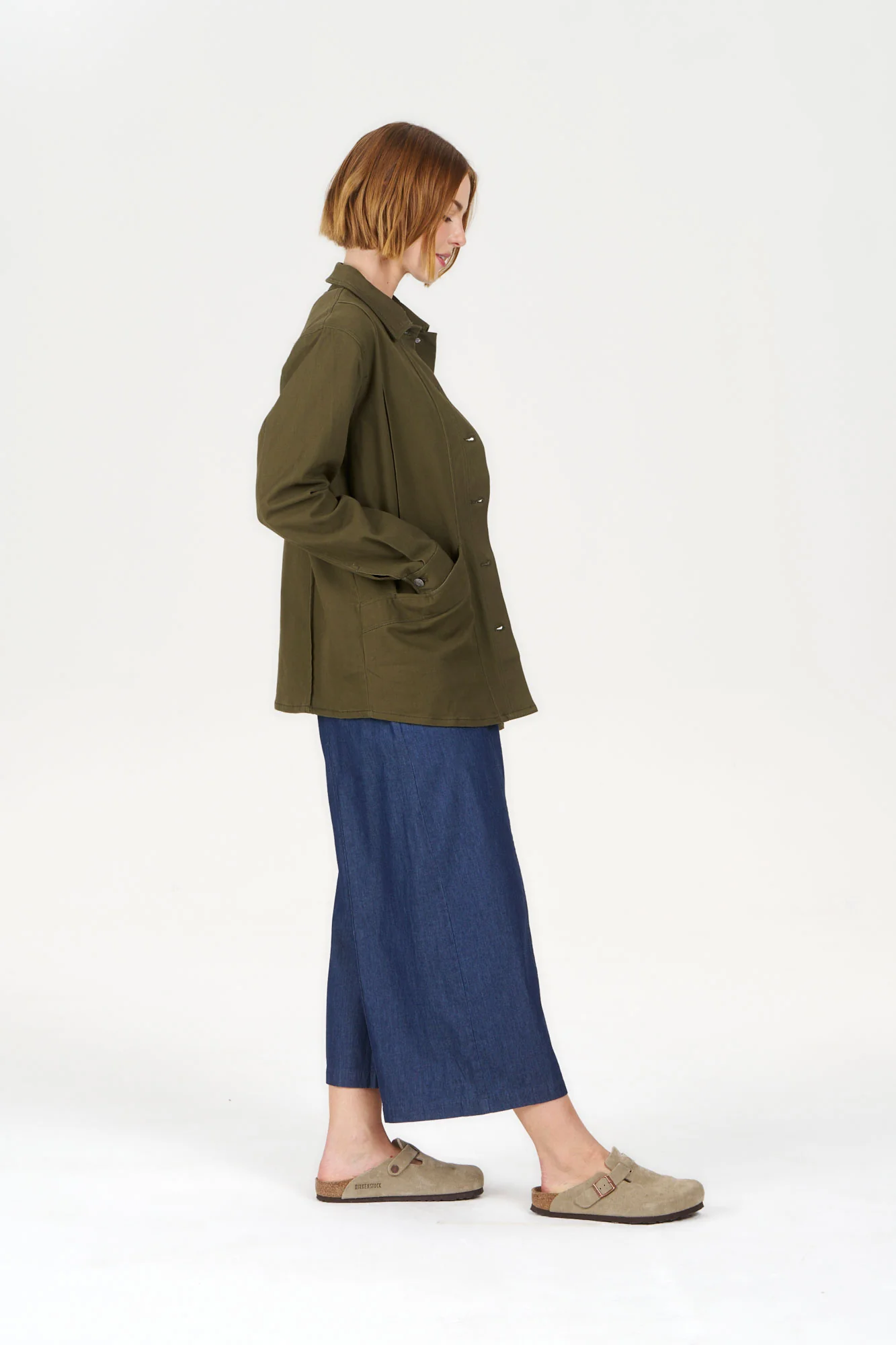 CHORE Organic Cotton Jacket - khaki - Image 5