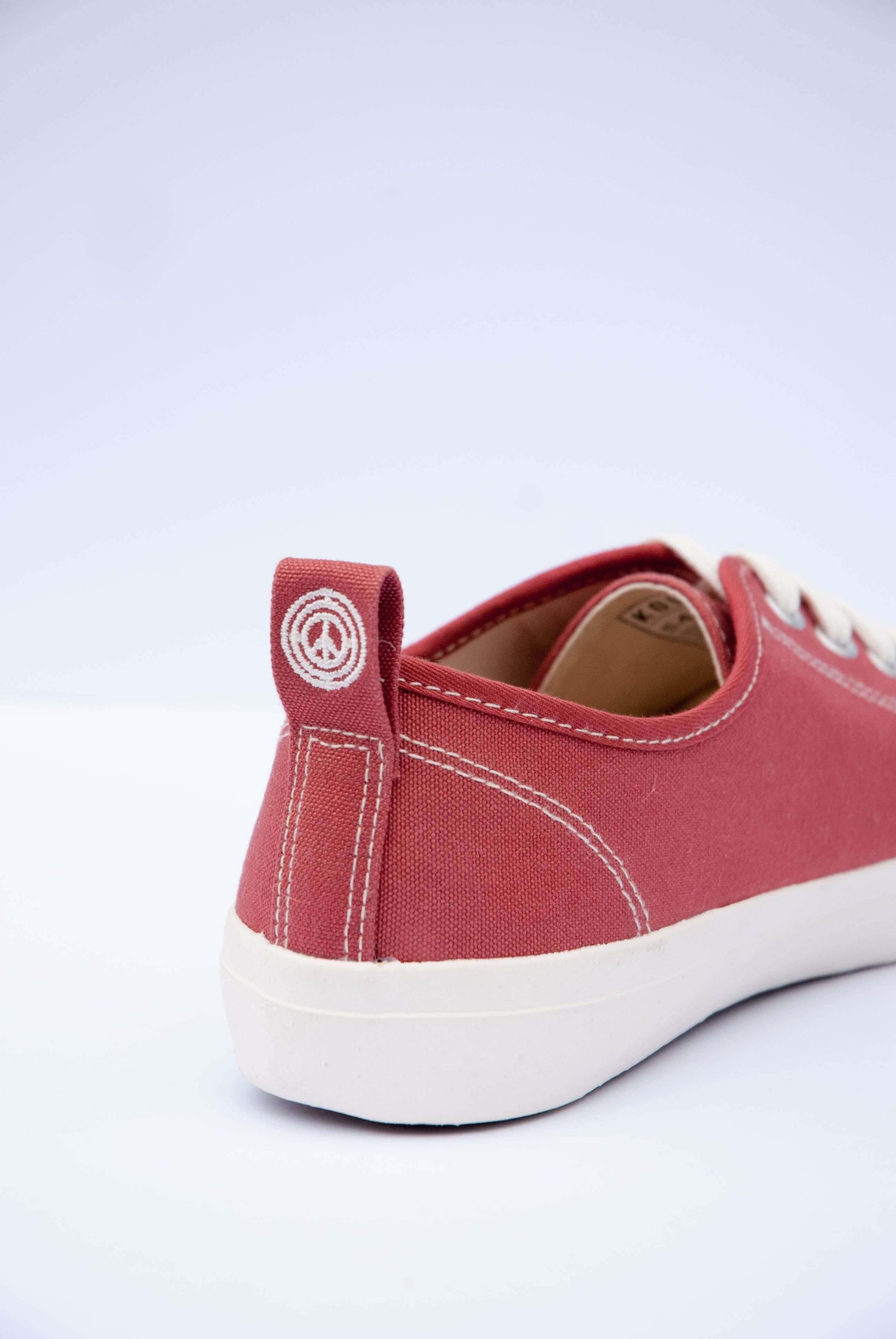 ECO SNEAKO - CLASSIC Womens Shoe Red - Image 3