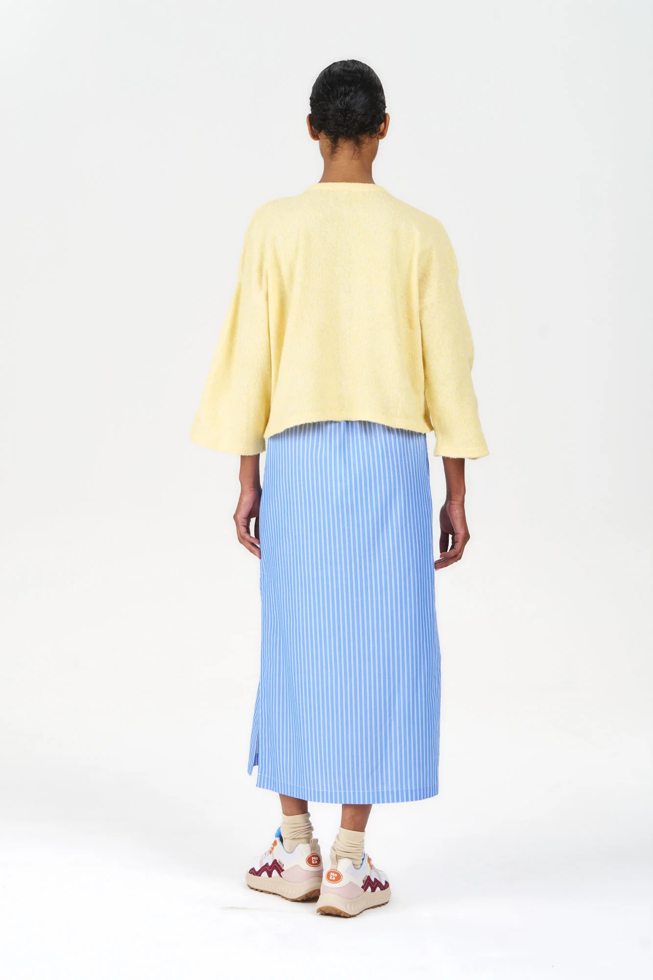 COVET Recycled Poly Cardigan - Yellow - Image 4