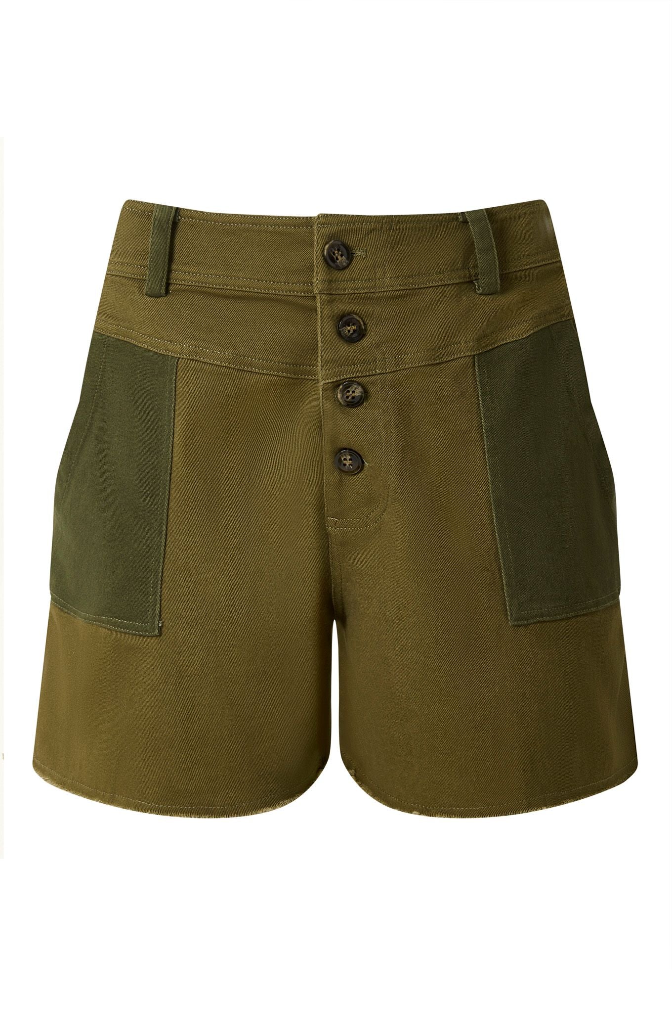 DESERT - Organic Cotton Shorts - Dark Green - Image 2