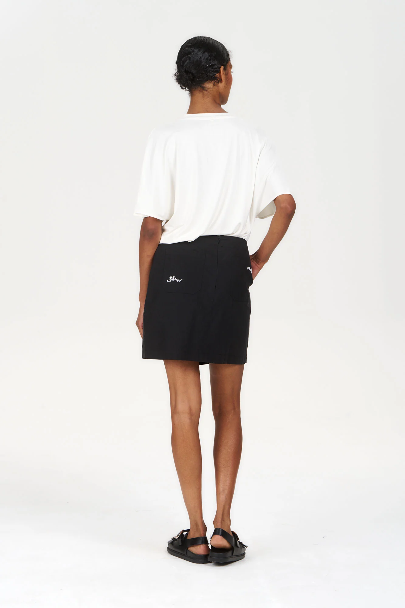 DHALIA Modal Tee - White - Image 5