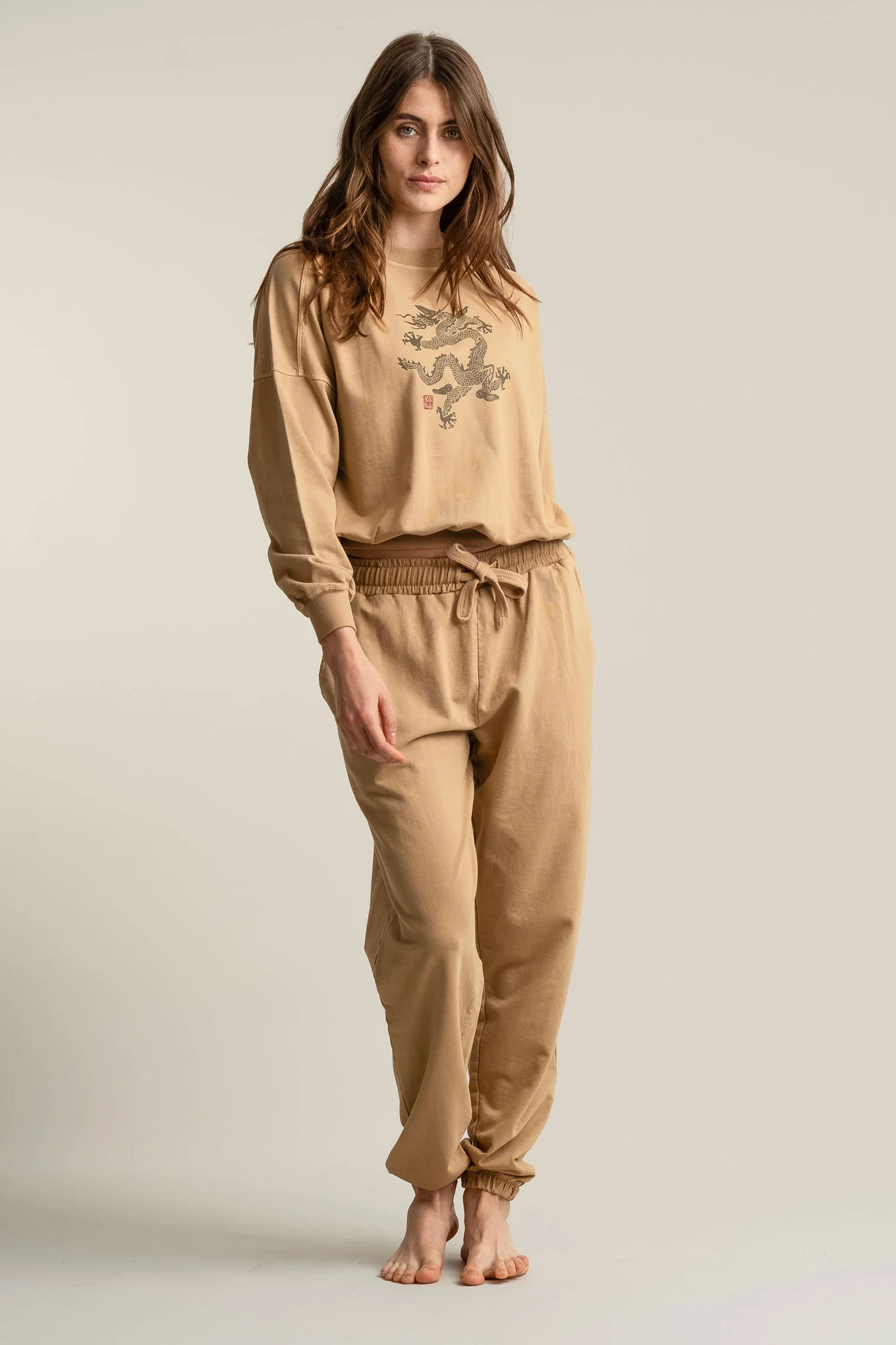 DRAGON DAWN Organic Cotton Sweat - Croissant - Image 2