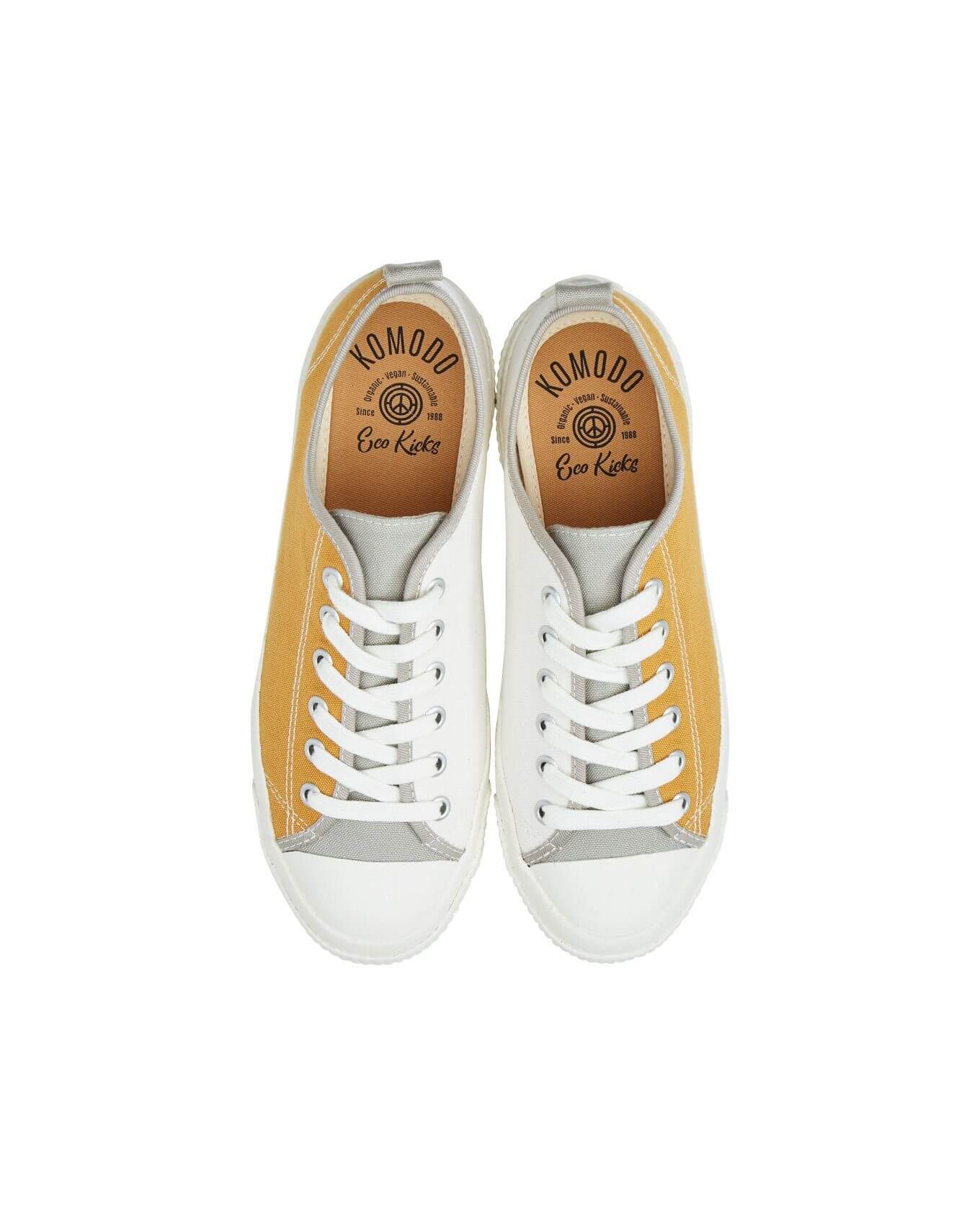 ECO SNEAKO - CLASSIC Womens Shoe Mustard Patch - Image 3