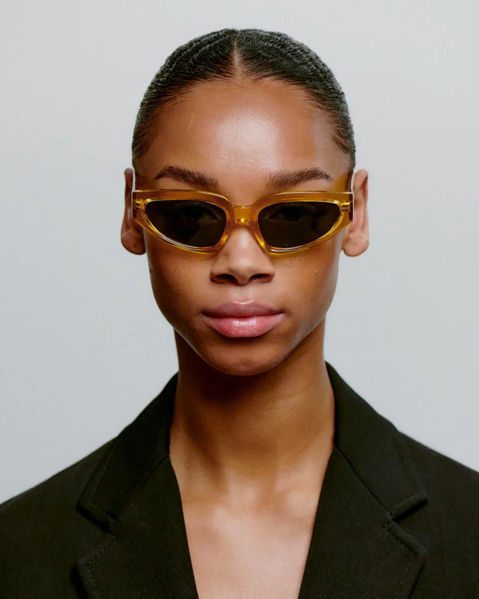 ELLA - Yellow Transparent Sunglasses by A.Kjaerbede - Image 3