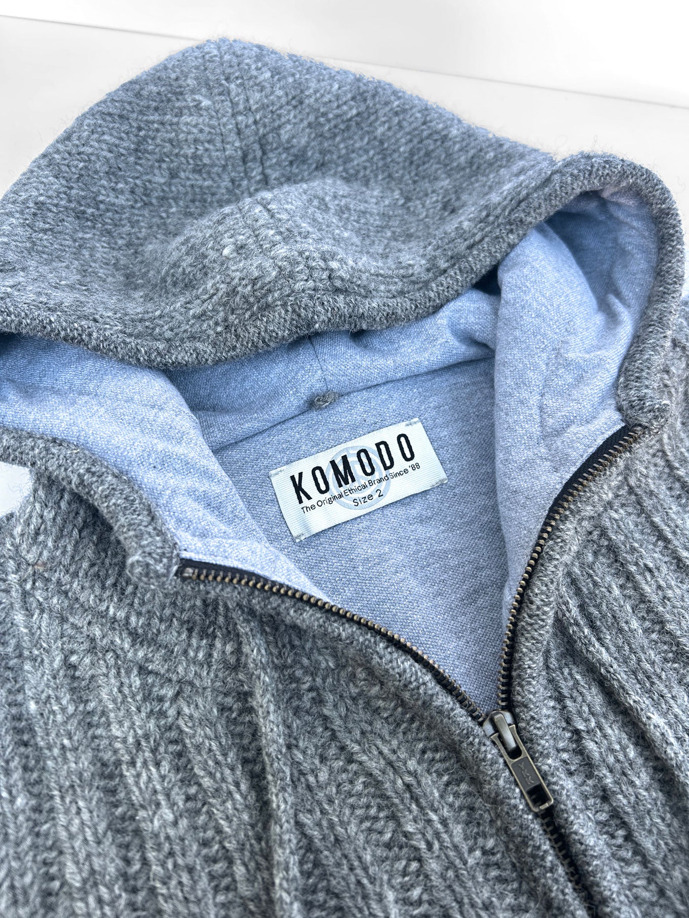 EMU Hooded Wool Jacket - Grey - Image 3