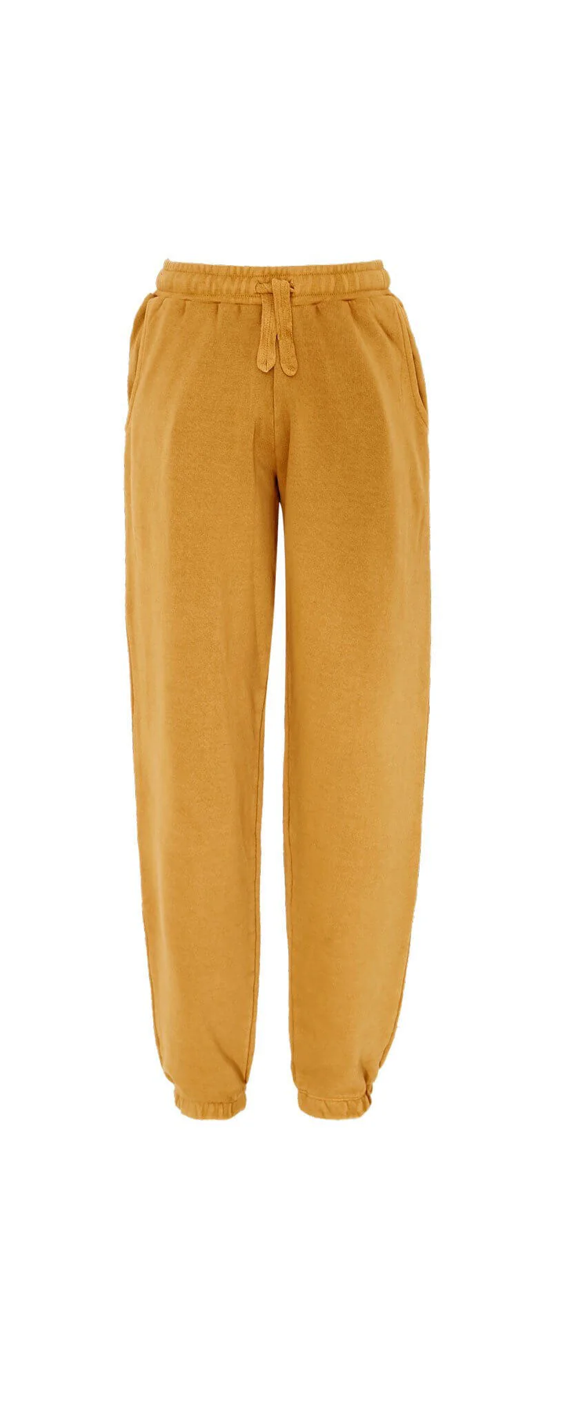EVIE - Organic Cotton Trackpants Mustard - Image 3