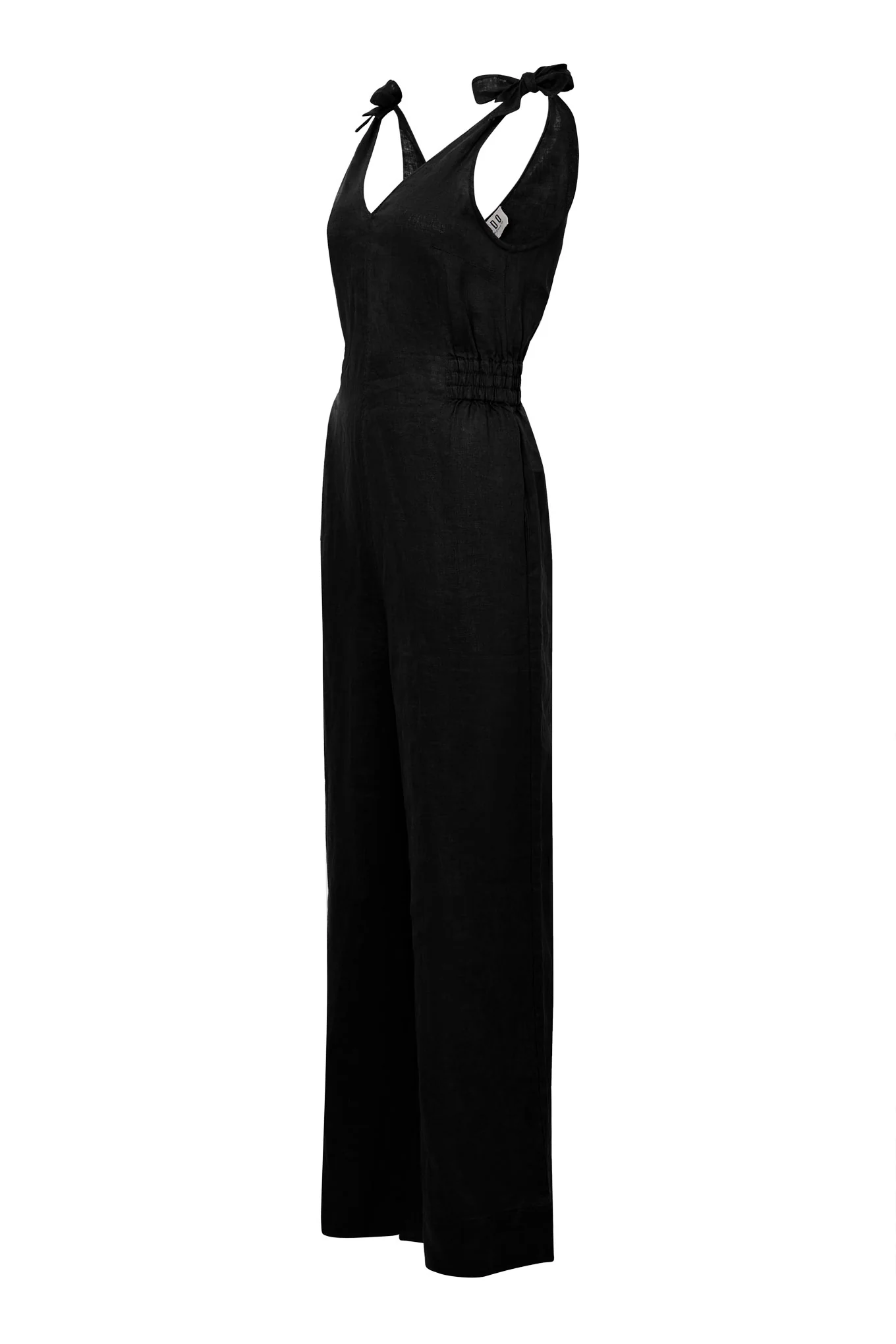 FLOSS - Linen Jumpsuit Black - Image 4