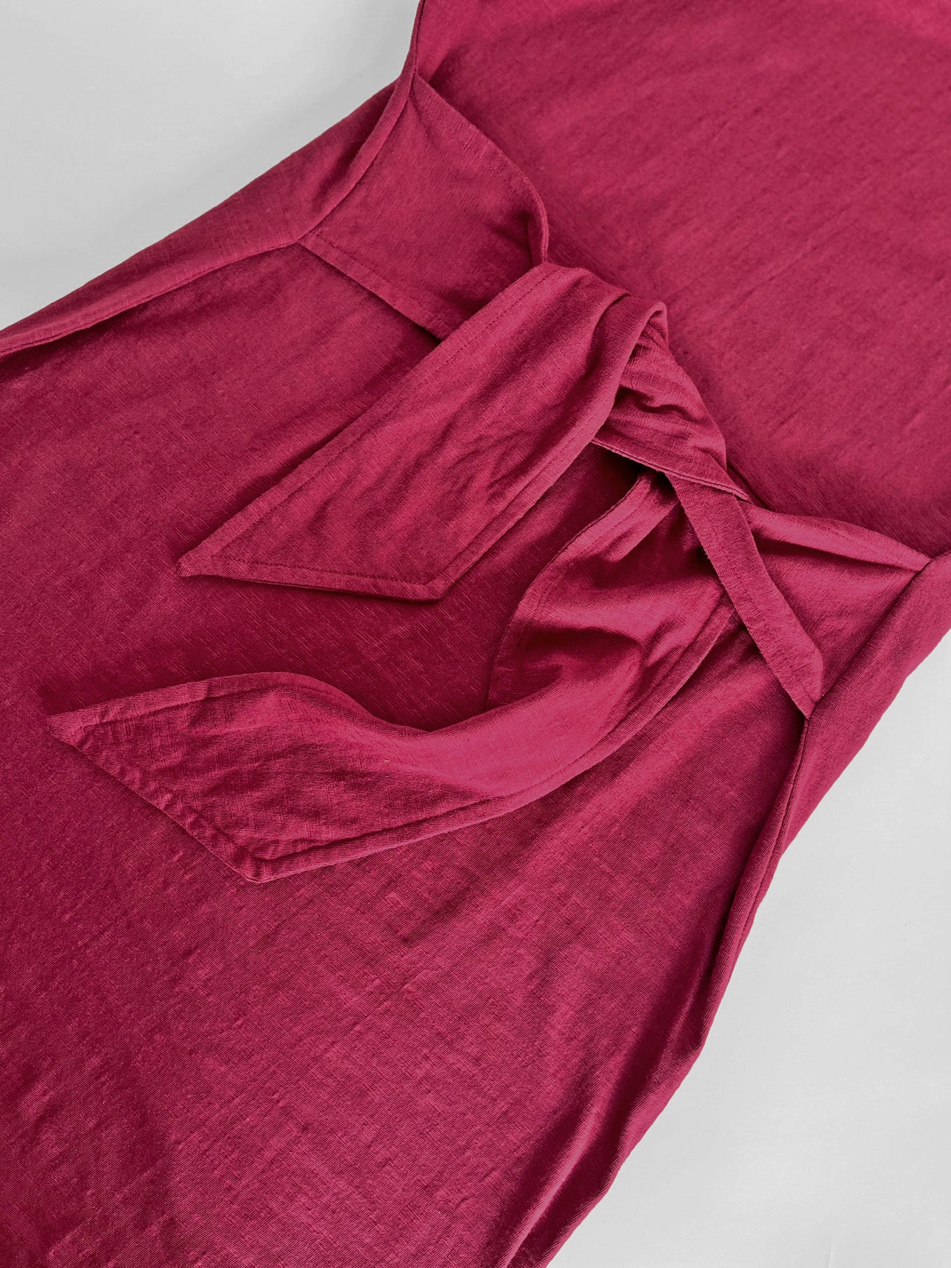 FONDA - Organic Cotton Jersey Dress - Berry - Image 4