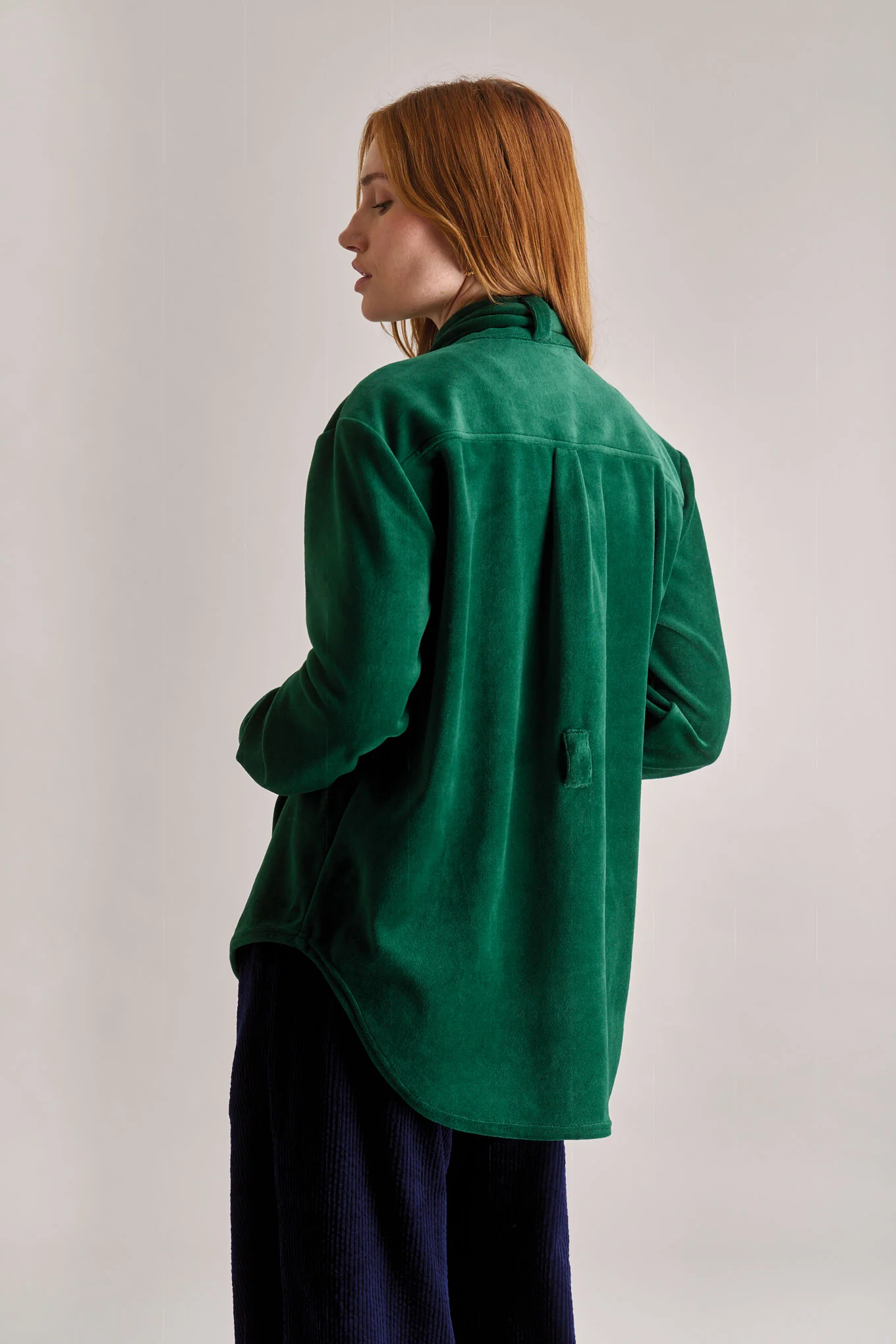 FORD Velvet Top - Green - Image 3