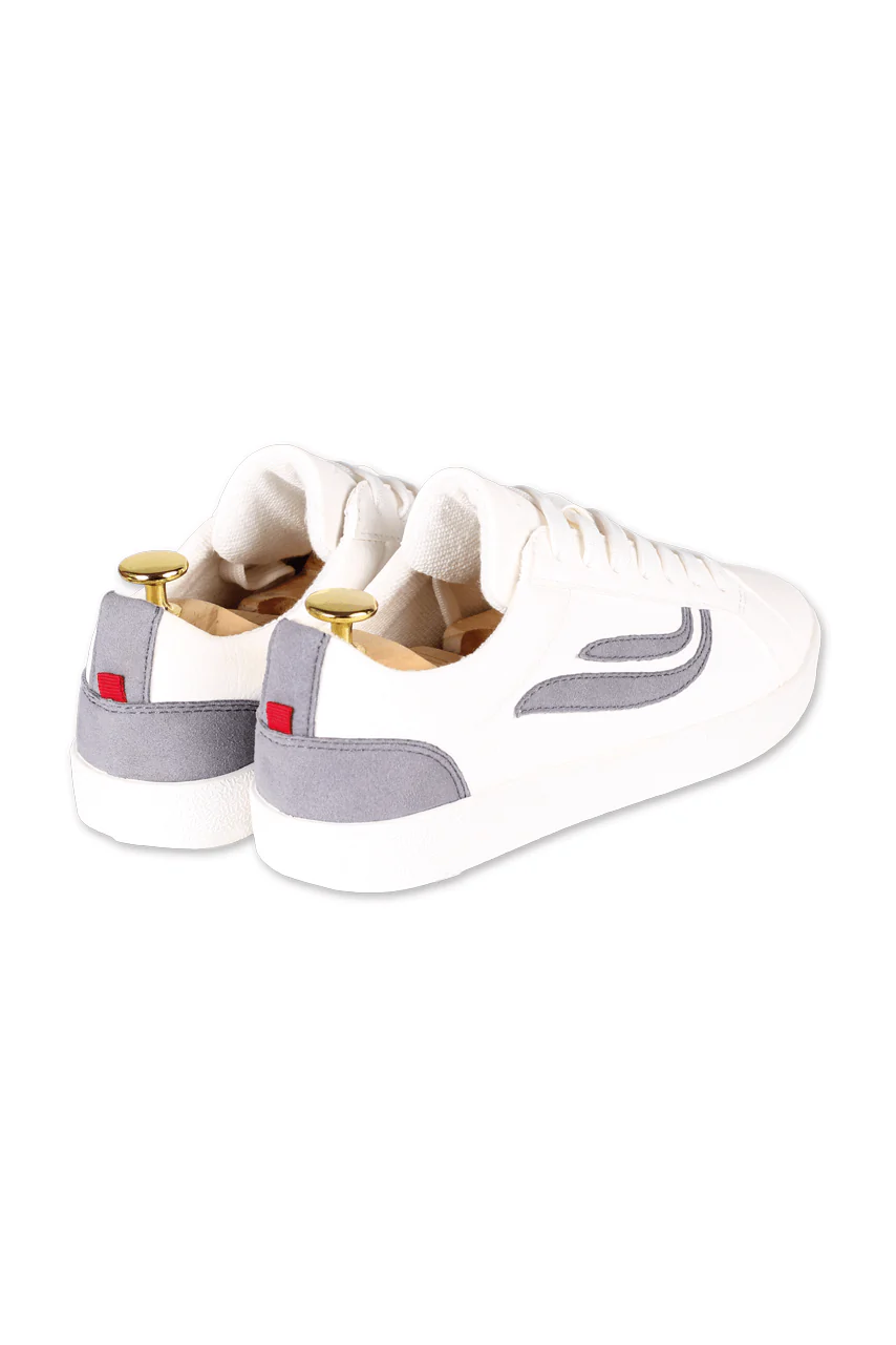 G-HELA Cornwaste Eco Trainer by GENESIS - White / Grey - Image 3