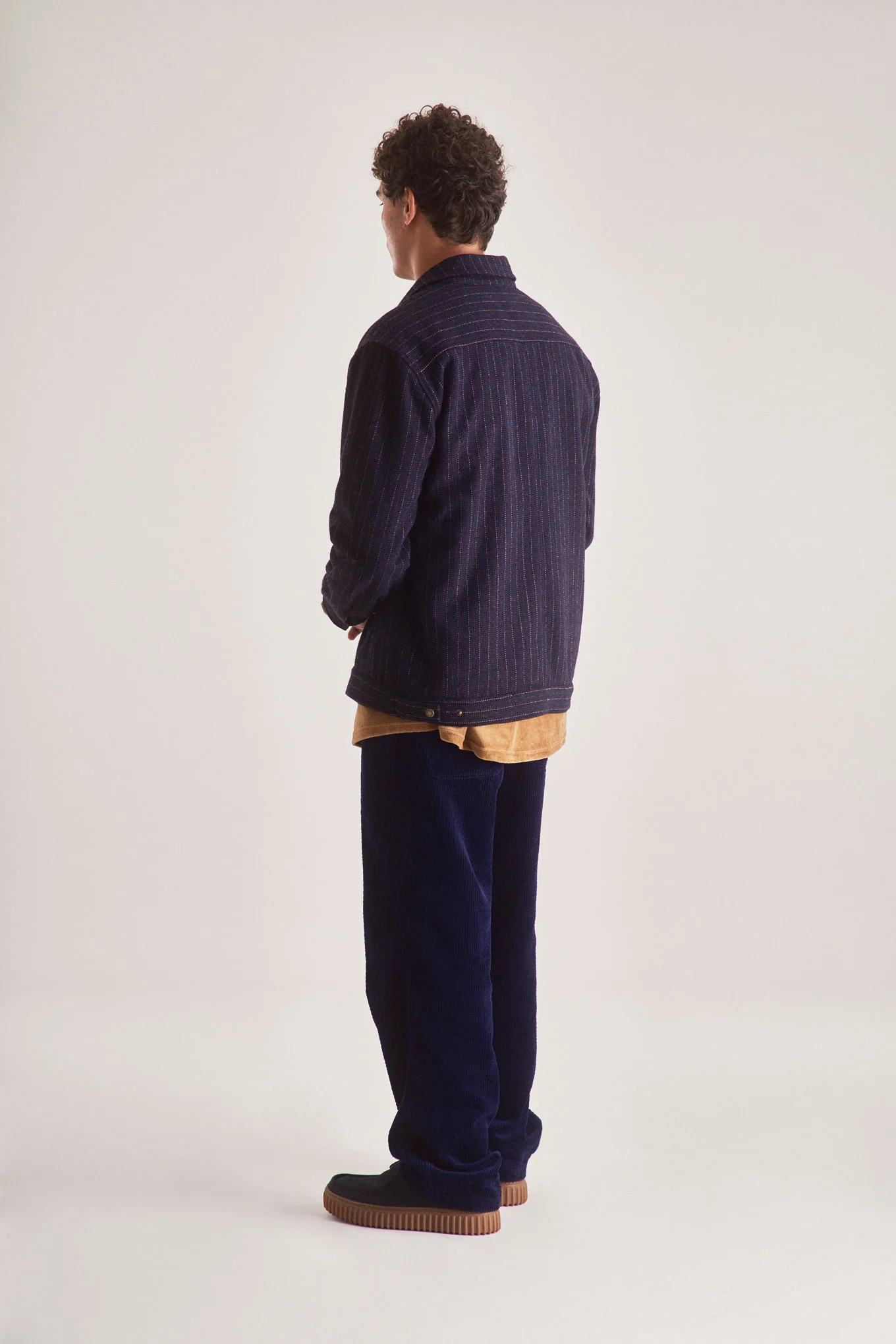 GABE Recycled Poly Wool Blend Jacket - Navy - Image 4