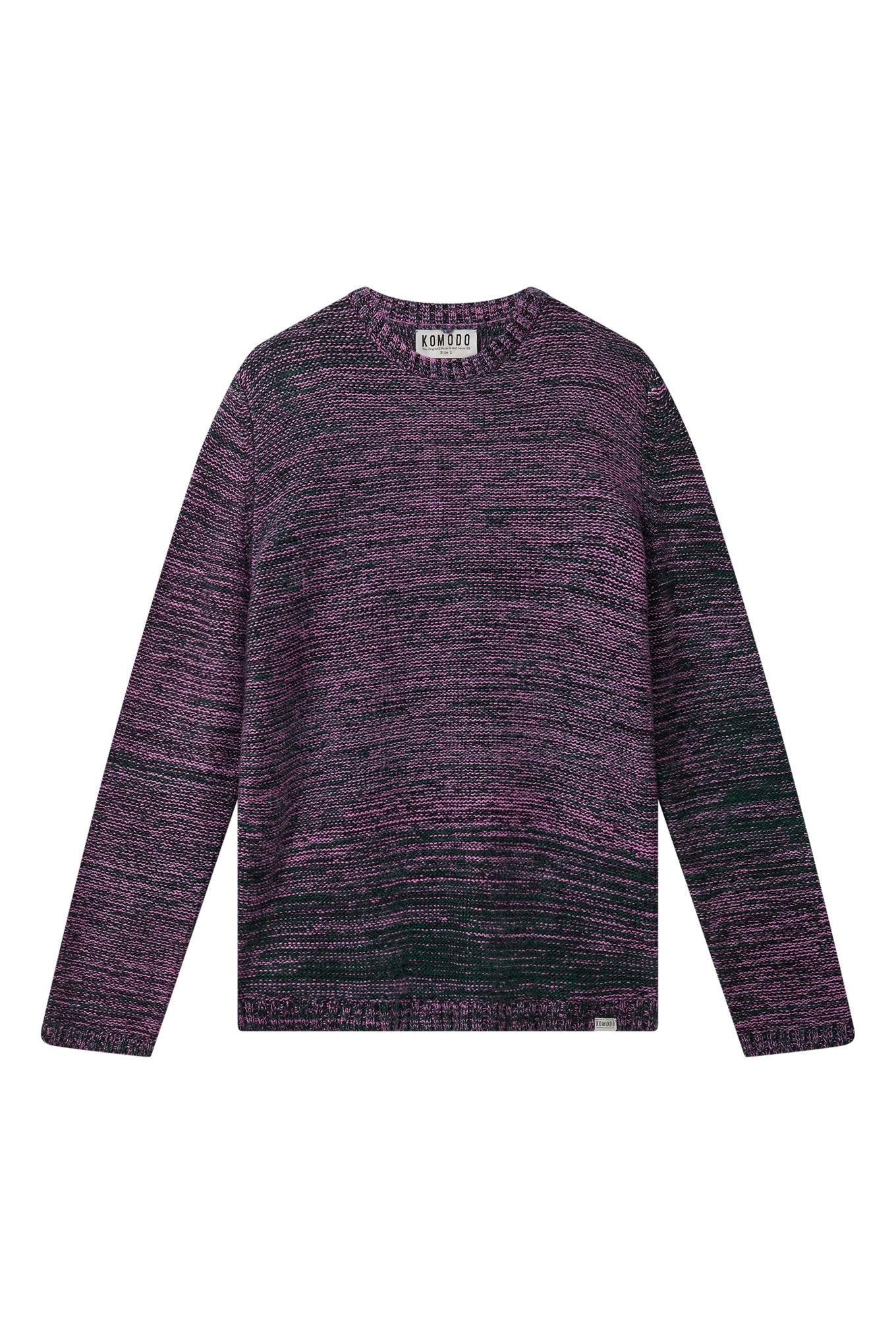 GLITCH - Merino Wool Jumper Fuschia - Image 3