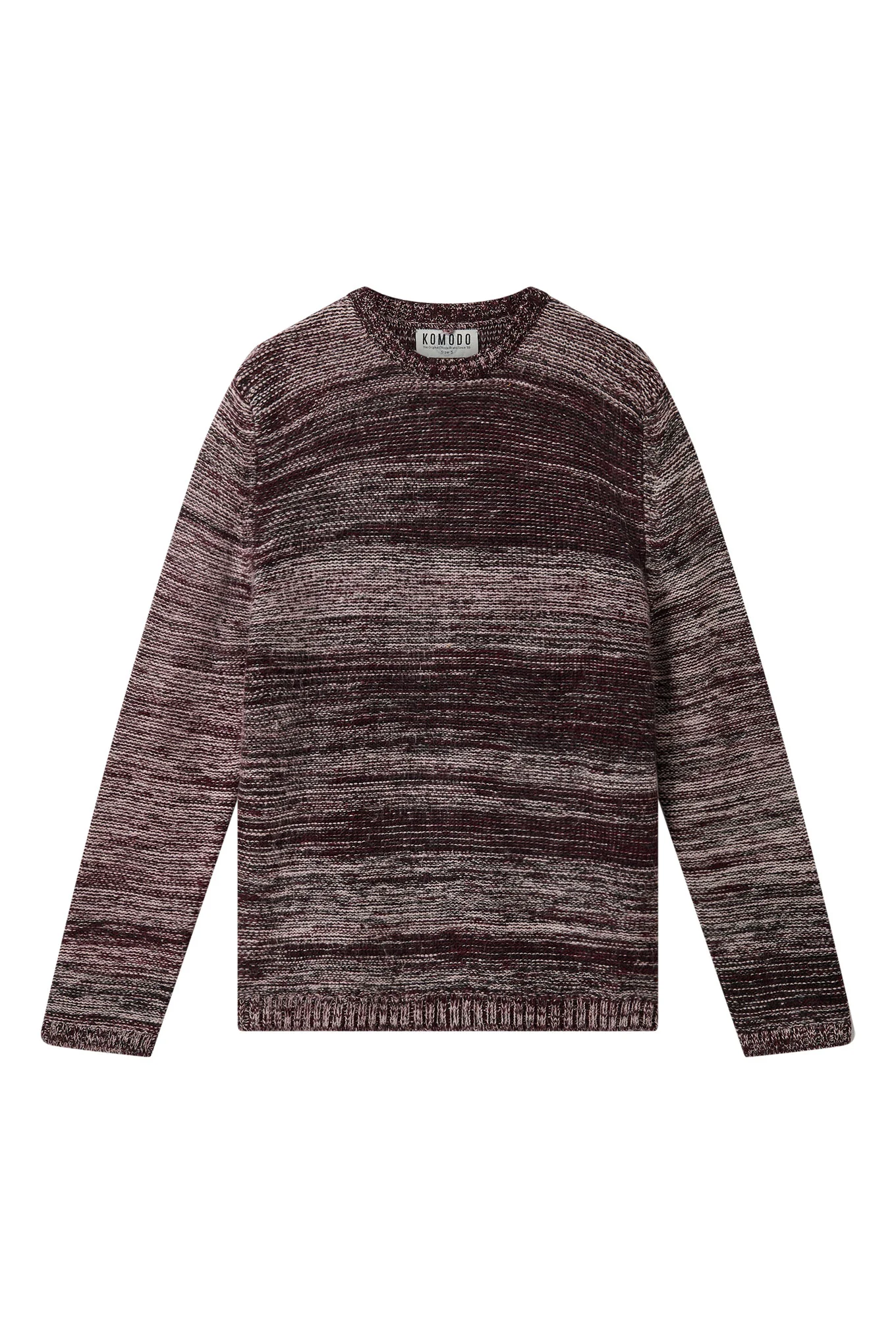 GLITCH - Merino Wool Jumper Brown - Image 4