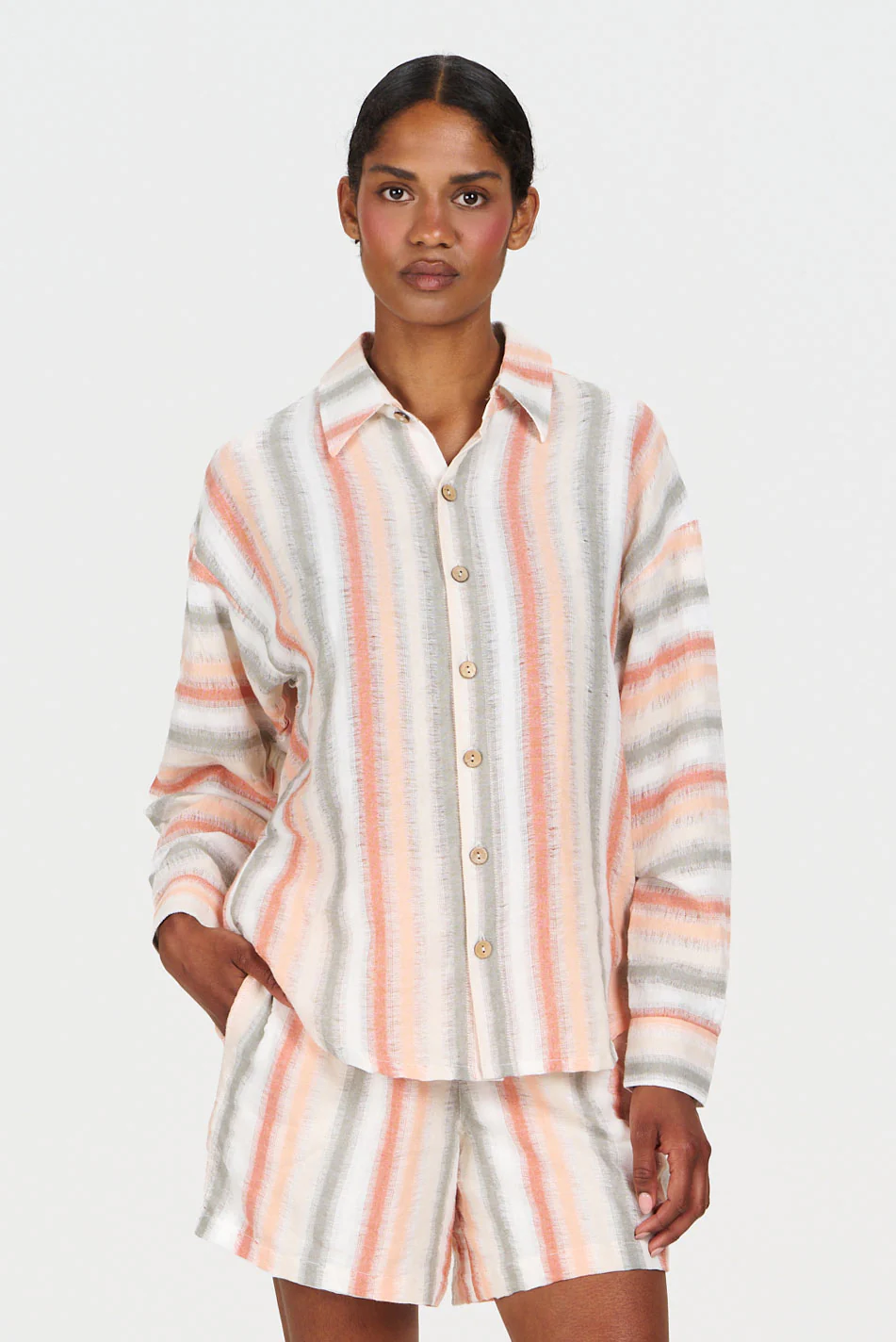 GRACE Organic Cotton Short - Stripe - Image 3