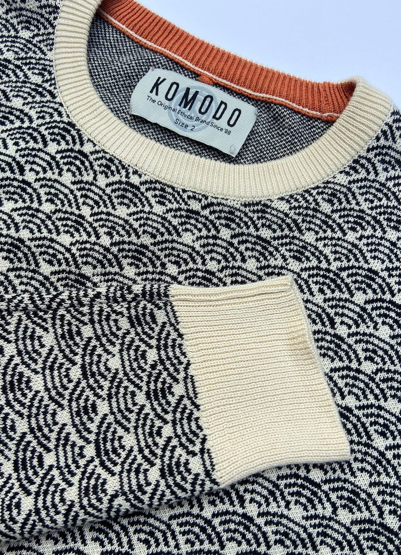 HAKKU - Organic Cotton Jumper Off White - Image 4