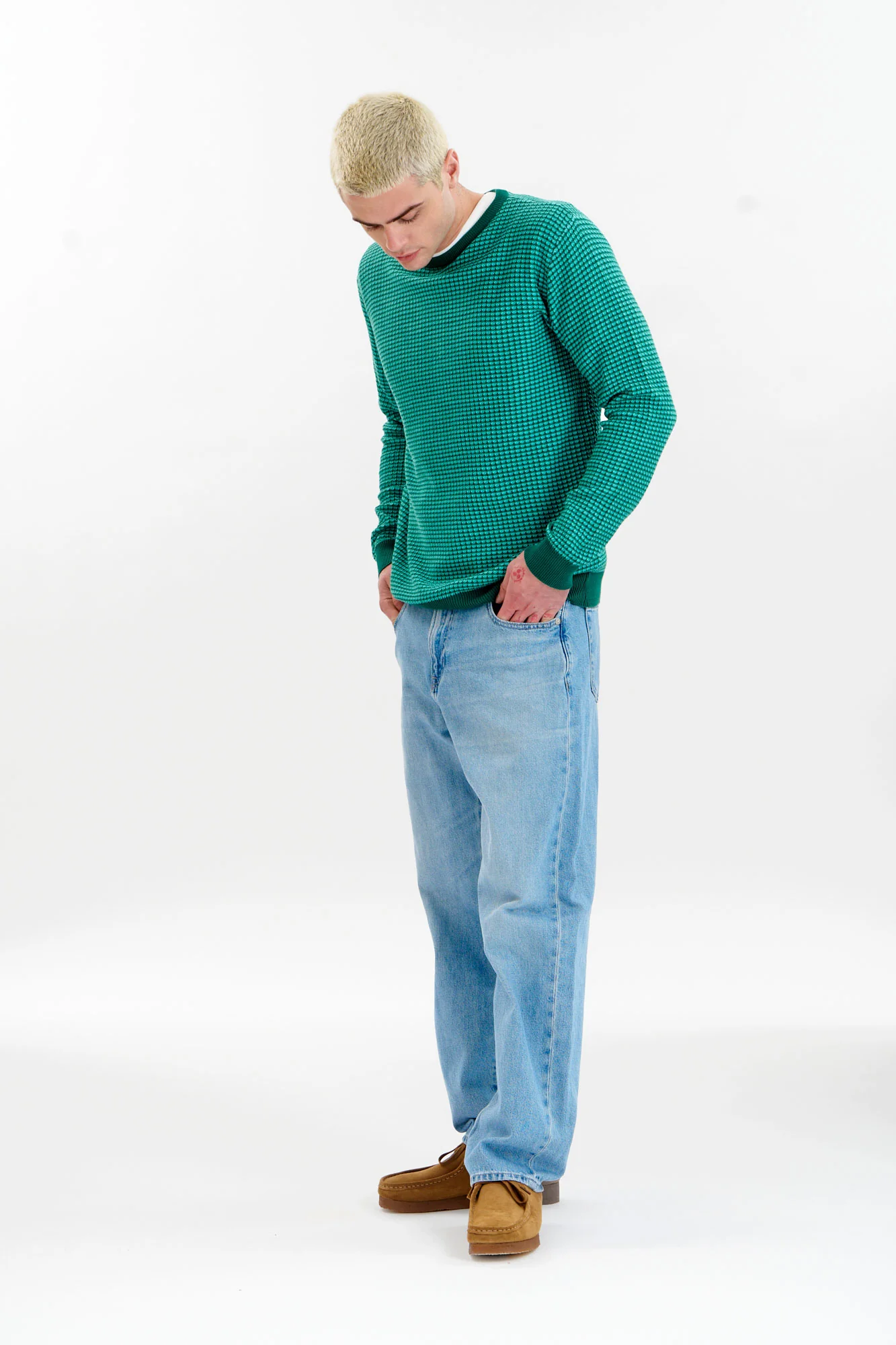 HASAN Organic Cotton Jumper - Green - Image 3