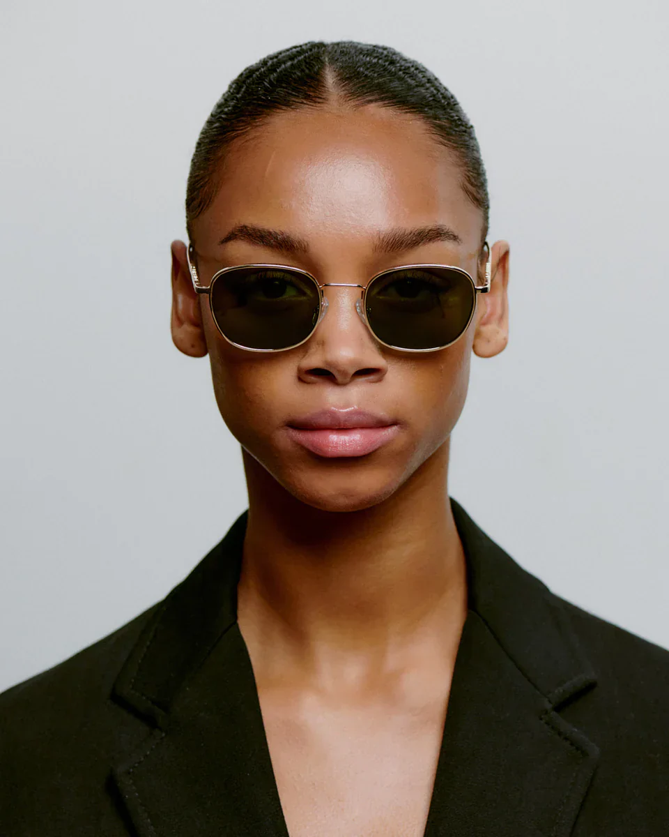 HELLO - Gold Sunglasses by A.Kjaerbede - Image 6
