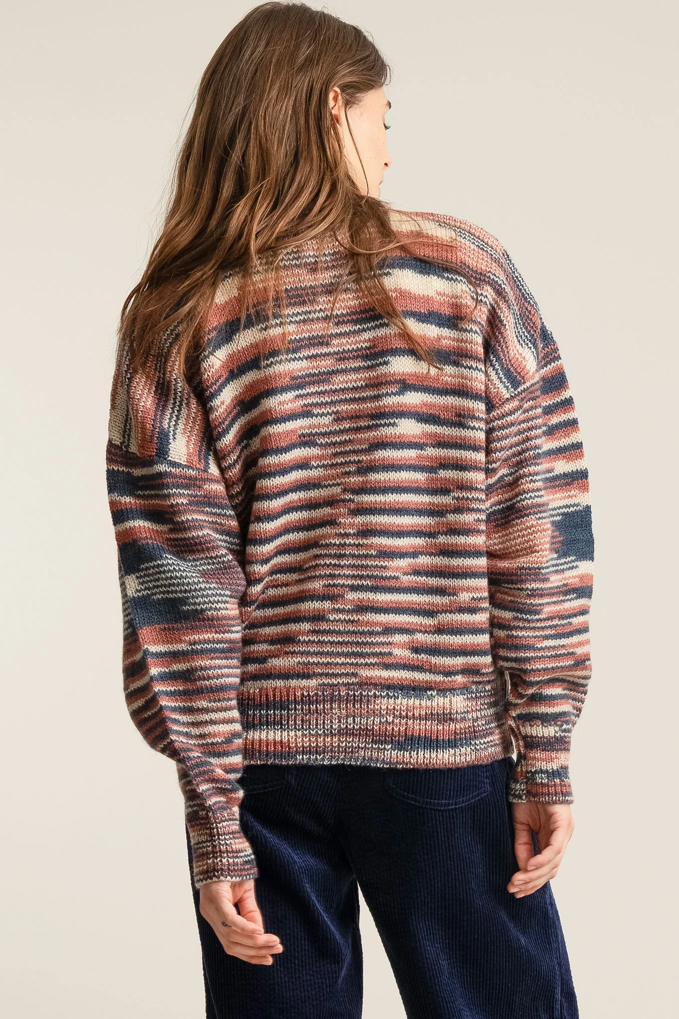 HOPE Lambswool Cardigan - Pink - Image 3