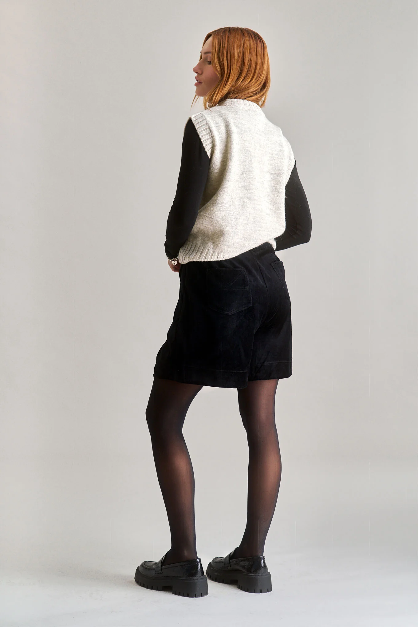 INDIA Lambswool Vest - Natural - Image 2