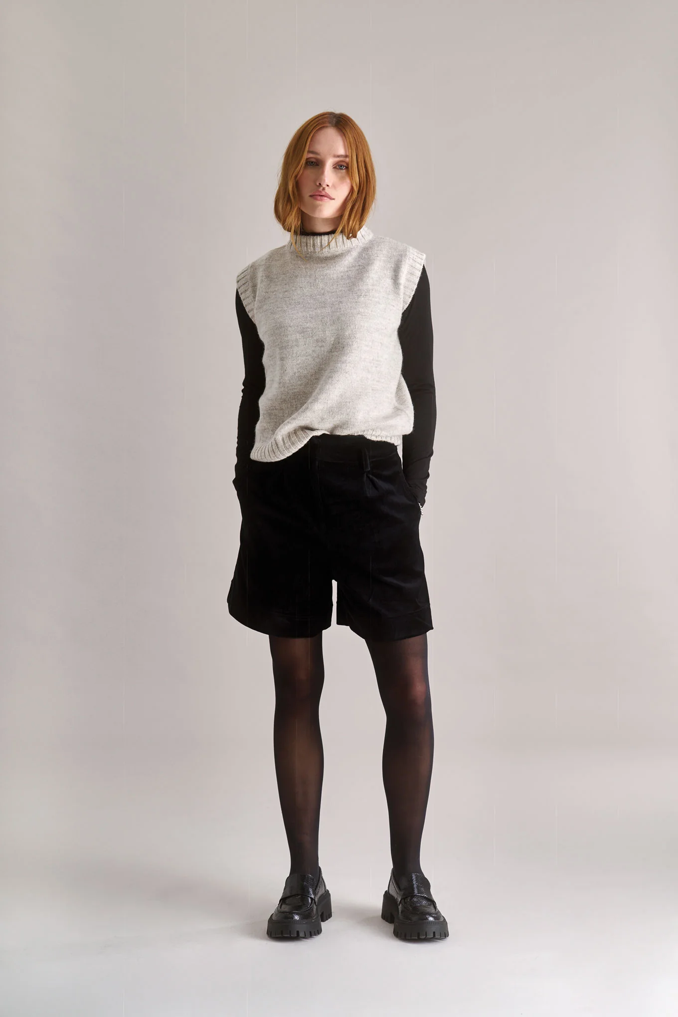 INDIA Lambswool Vest - Natural - Image 3