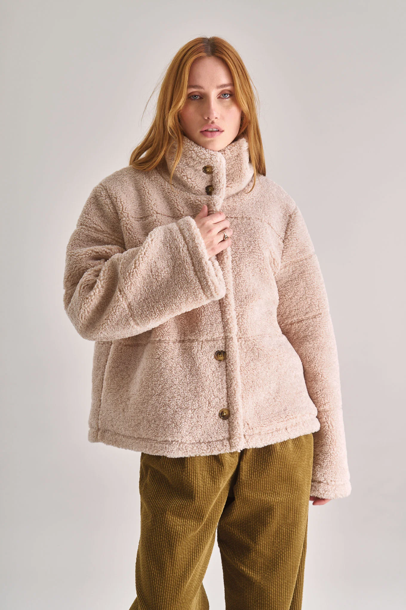 ISOBEL Recycled PET Jacket - Sand - Image 3