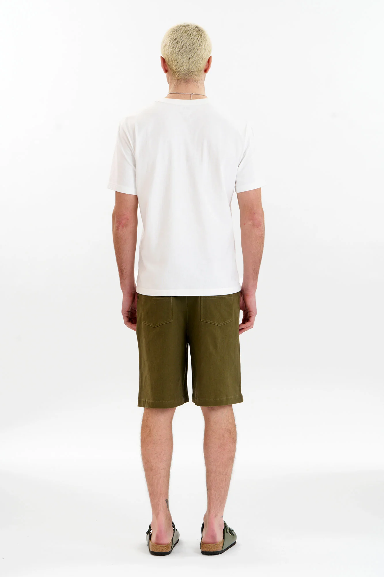 JAMBO Organic Cotton Twill Short - Green - Image 5
