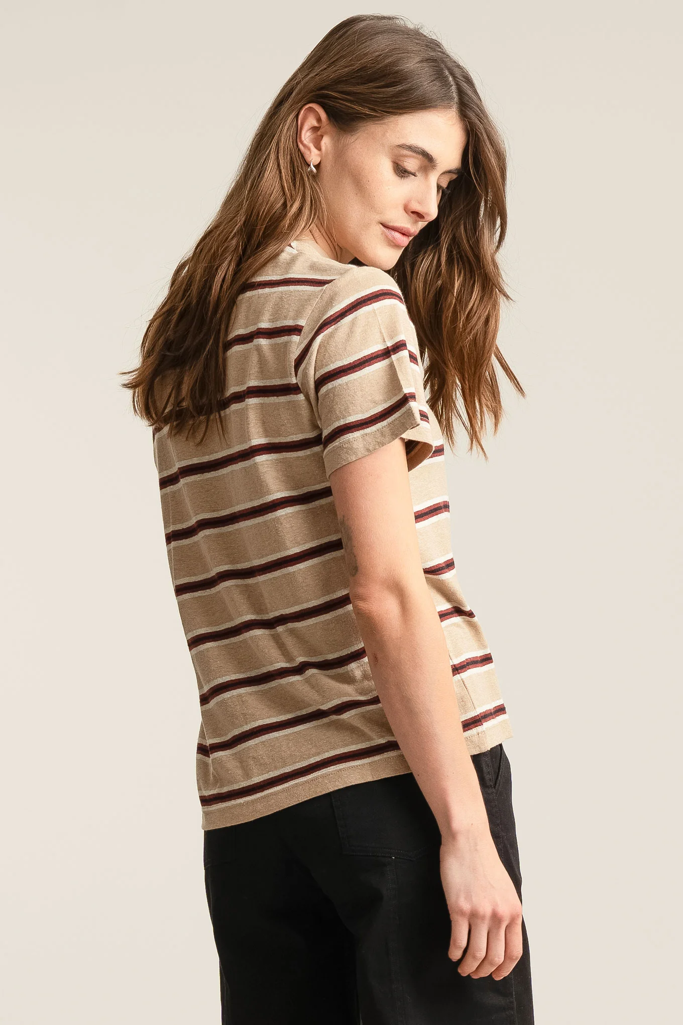 JOANIE - Hemp Cotton Jersey Tee - Image 3