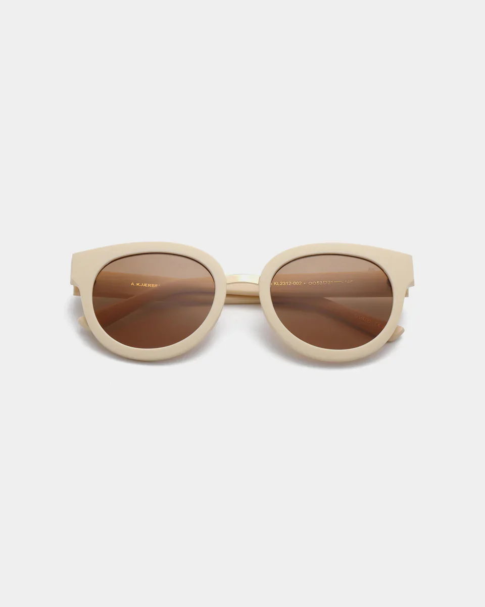 JOLIE - Cream Sunglasses by A.Kjaerbede - Image 4