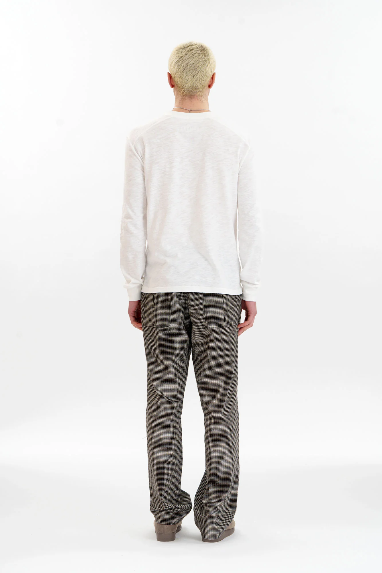 JOSHUA Organic Cotton Trouser - Check - Image 3