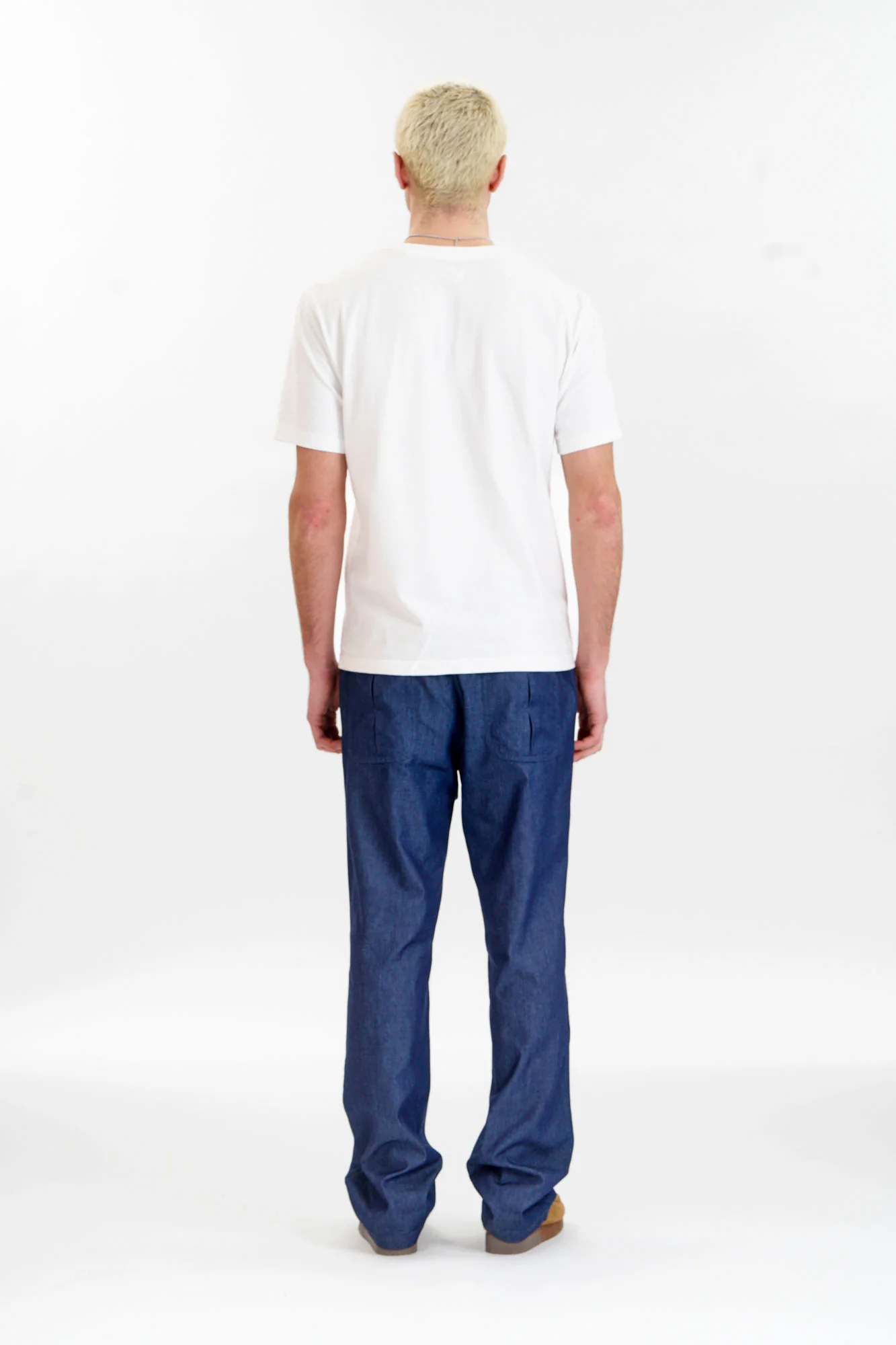 JOSHUA Organic Cotton Trouser - Mid Wash - Image 5