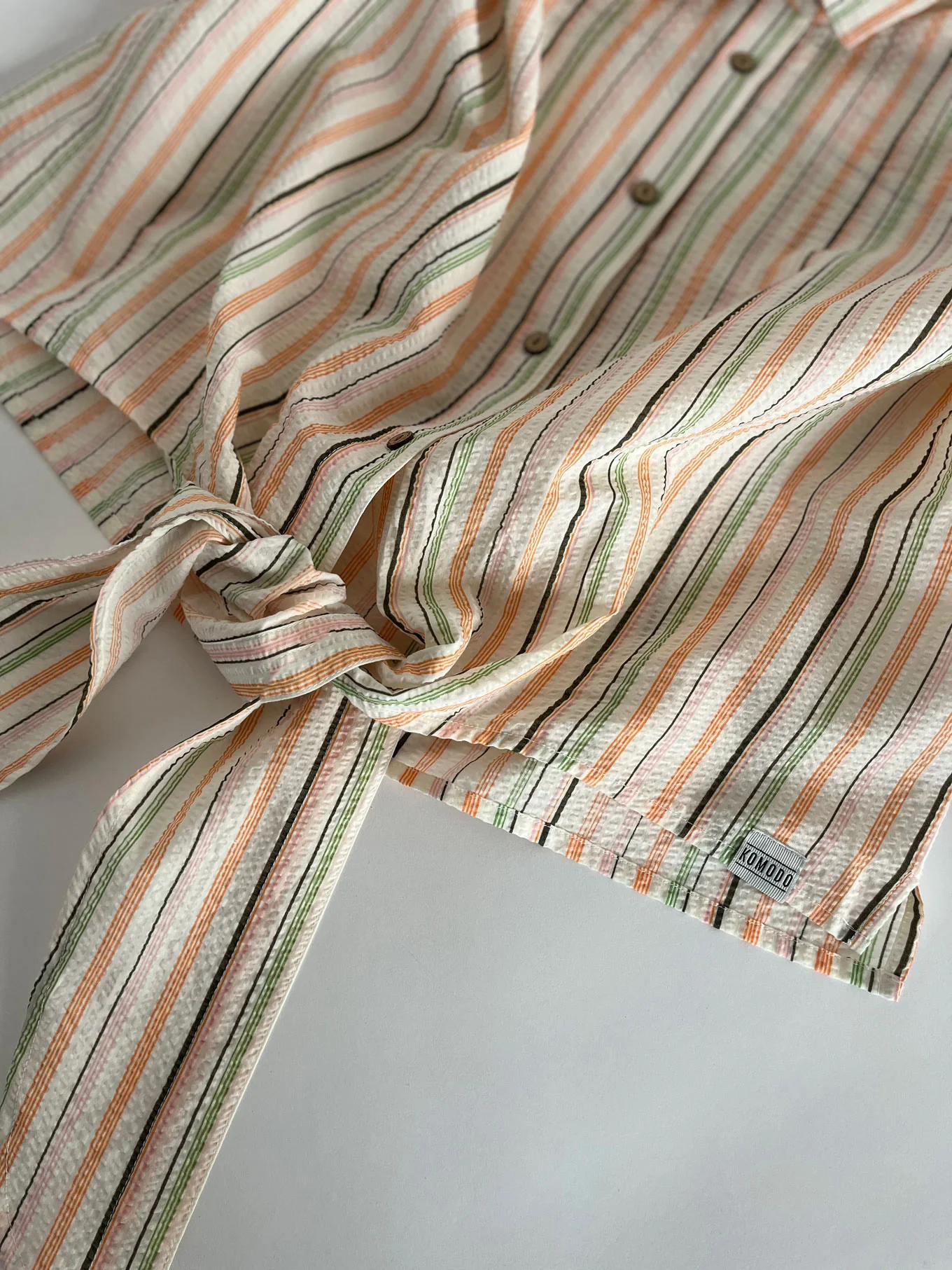 JUNGLE - Organic Cotton Shirt - Candy Stripe - Image 6