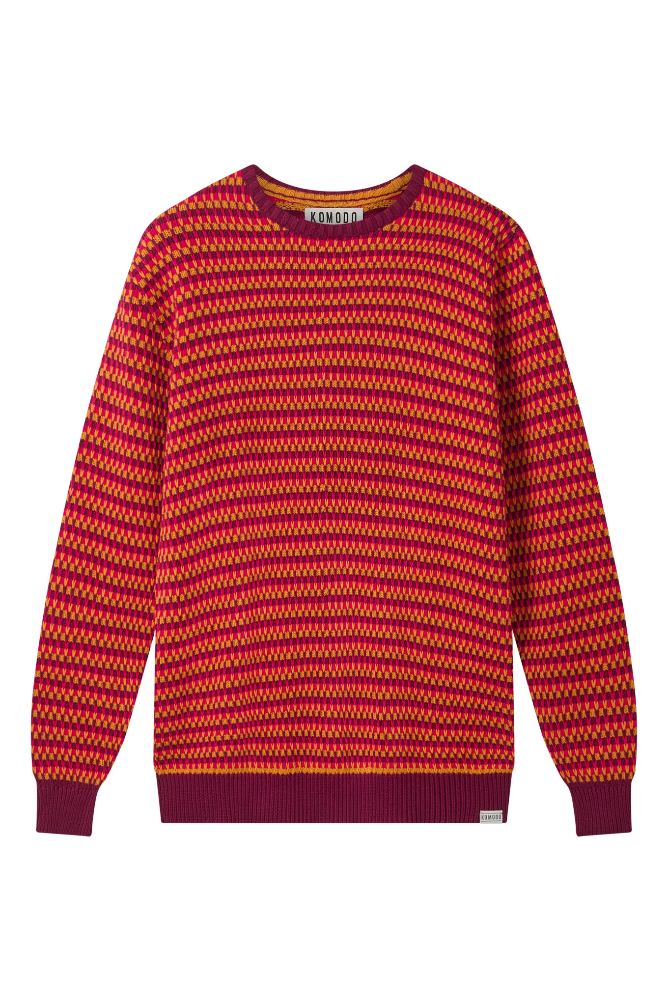 KAI - Organic Cotton Jumper Wine Red - Image 3