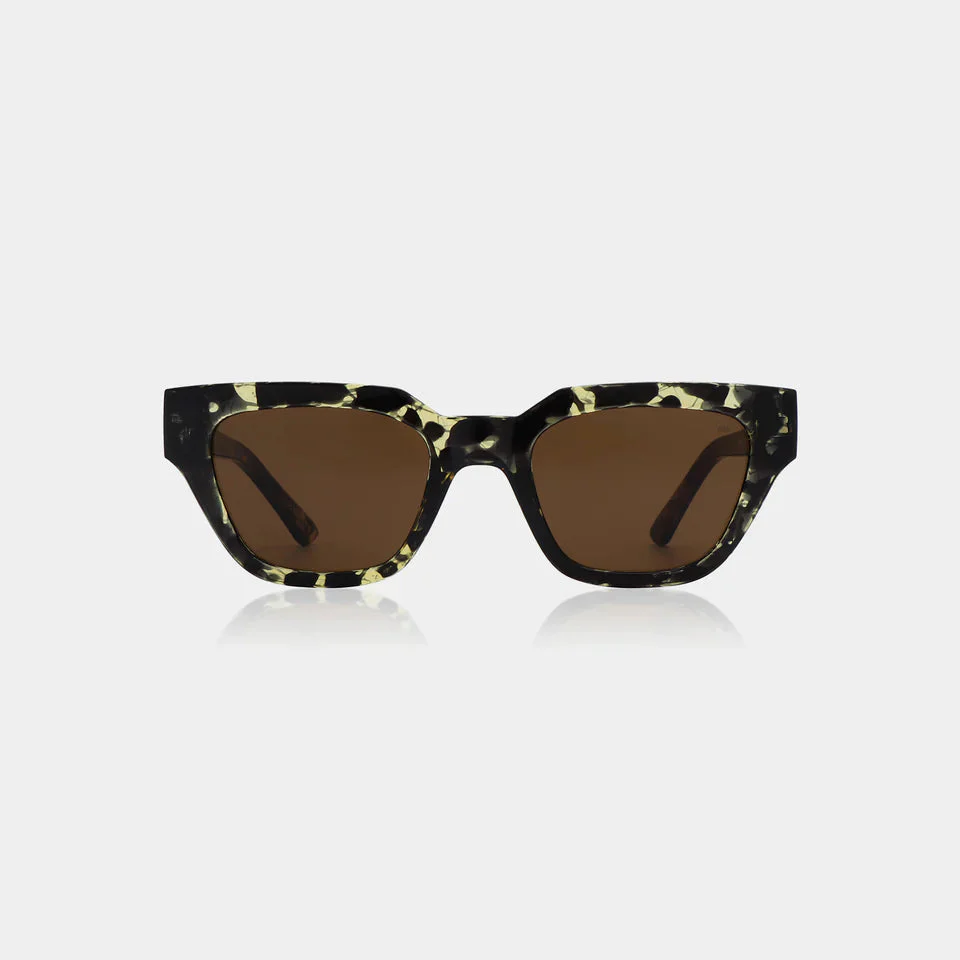 KAWS - Black / Yellow Tortoise Sunglasses by A.Kjaerbede