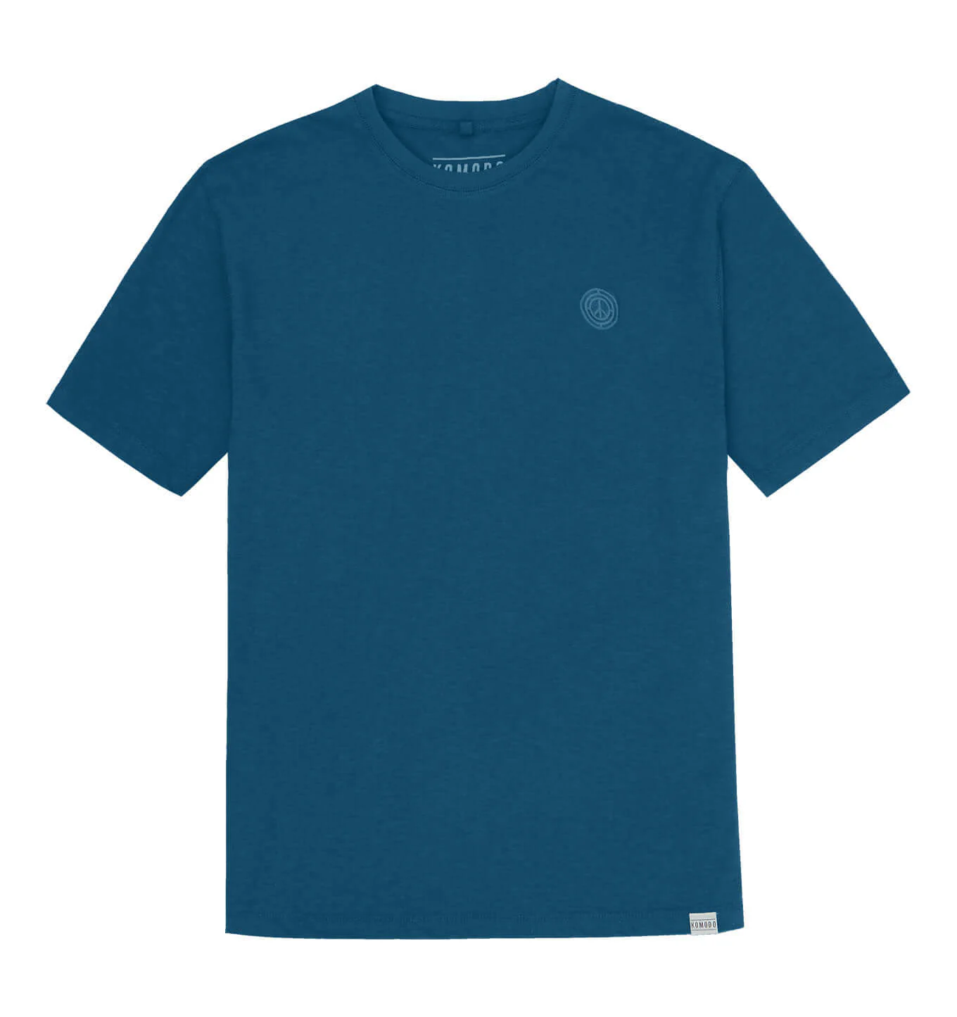 KIN - GOTS Organic Cotton Tee Teal Blue - Image 3