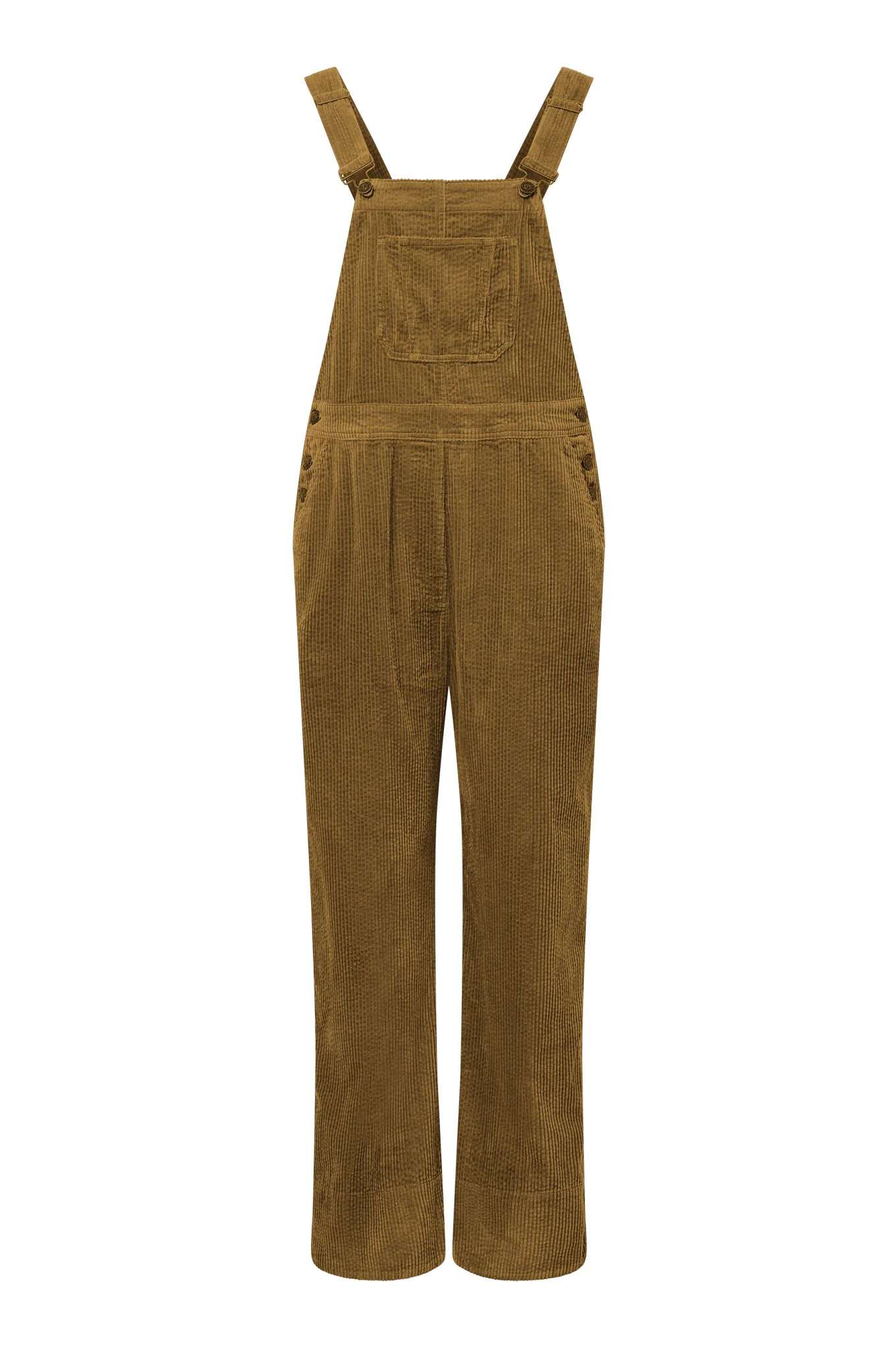 LENI Organic Cotton Cord Dungaree - Olive - Image 4