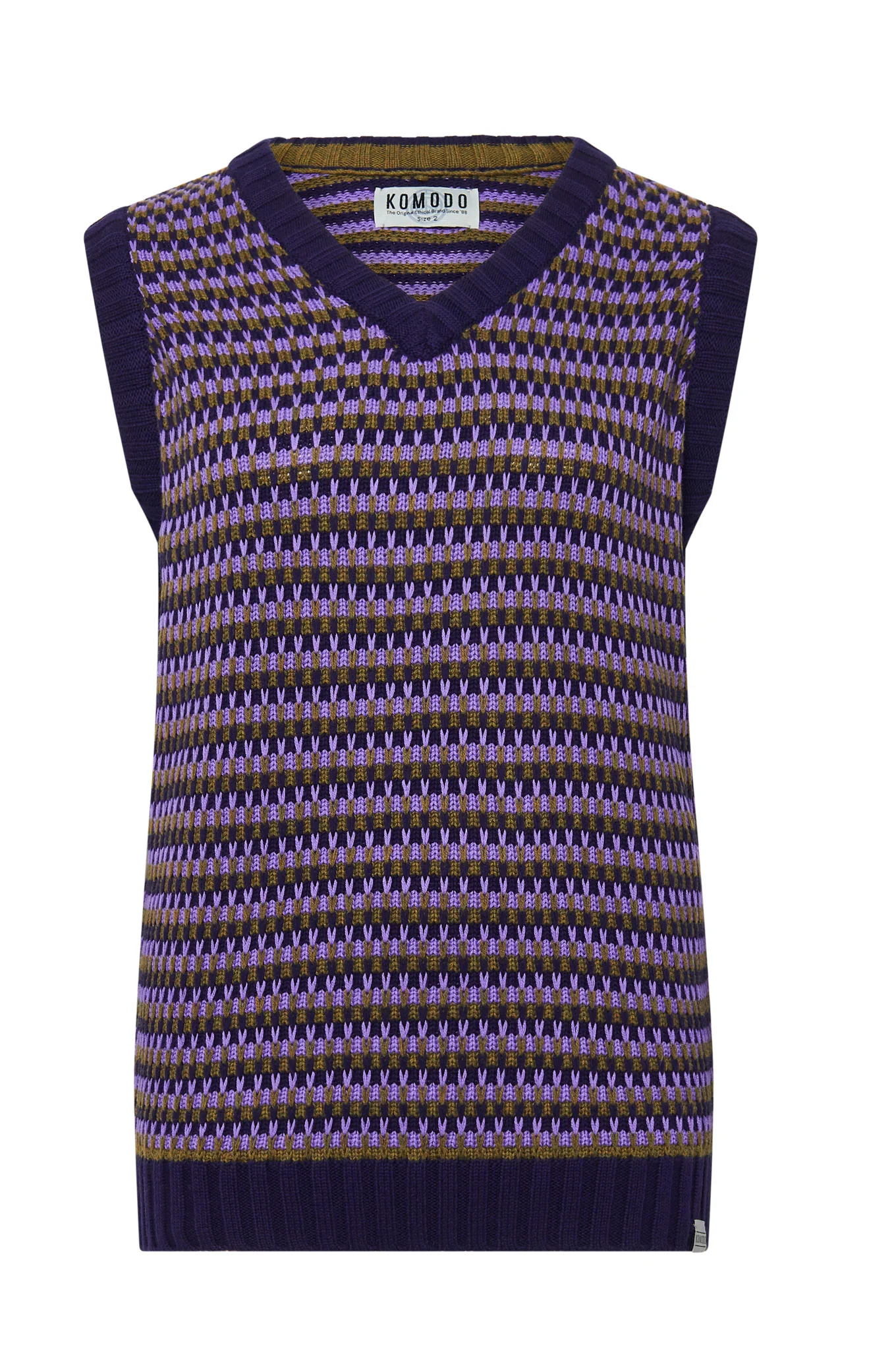 LEXI - Organic Cotton Vest Lavender - Image 5