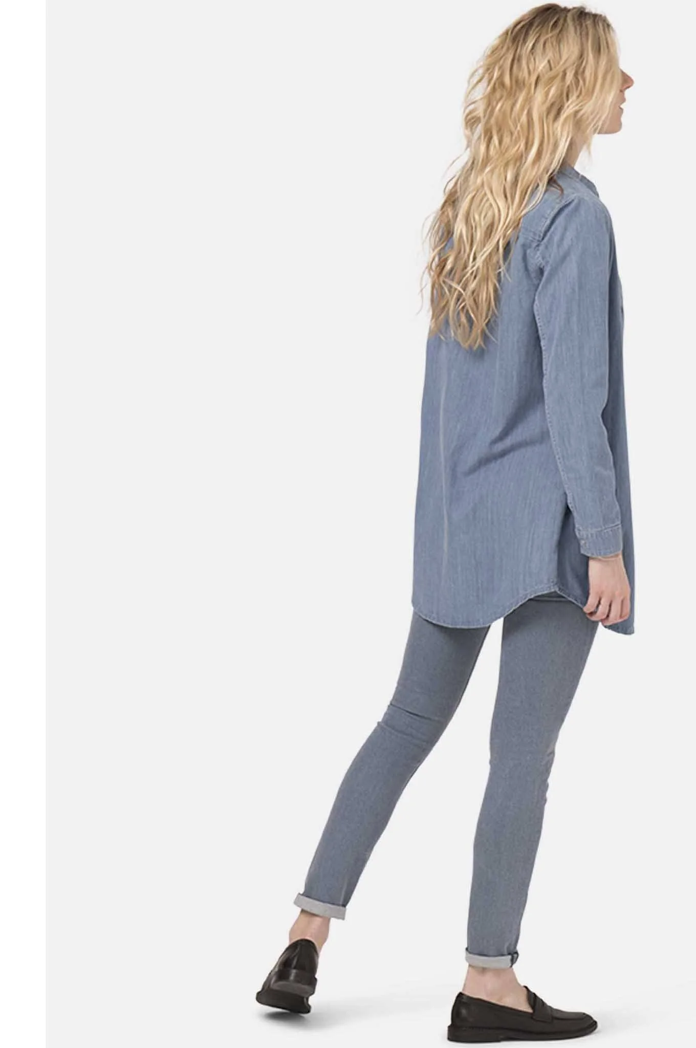 LILLY Womens skinny blue jeans by MUD - Image 3