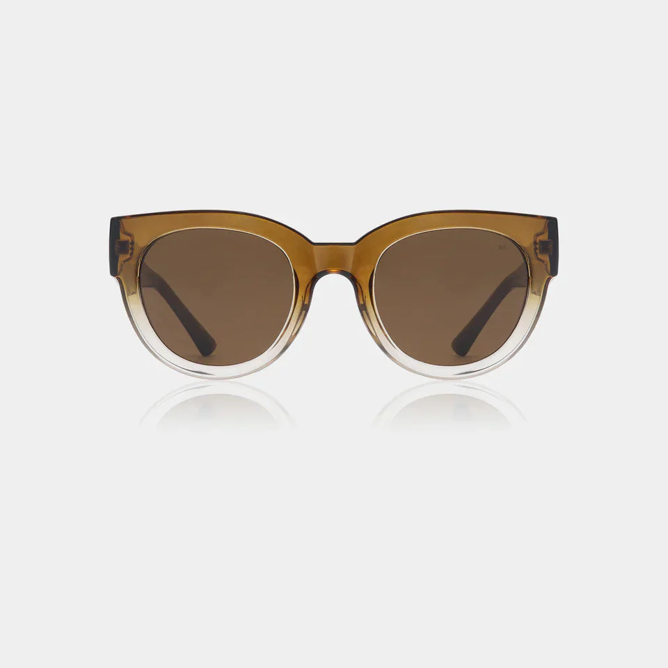 LILLY - Smoked Champagne Sunglasses by A.Kjaerbede