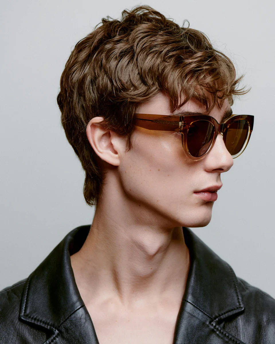 LILLY - Smoked Champagne Sunglasses by A.Kjaerbede - Image 5